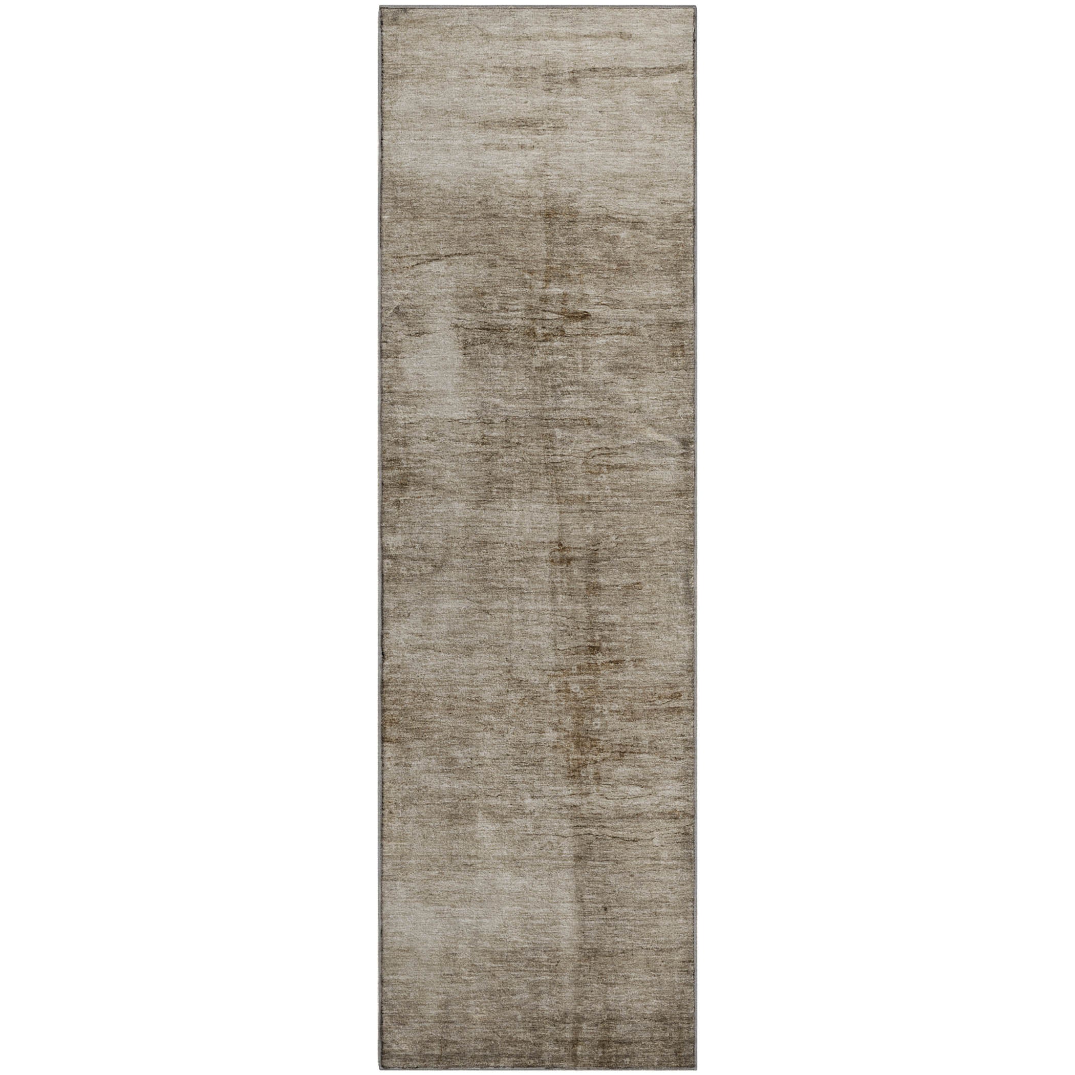 Cairo Machine Washable Transitional Beige Brown Rug 2'3" x 7'6" #shape_Runner