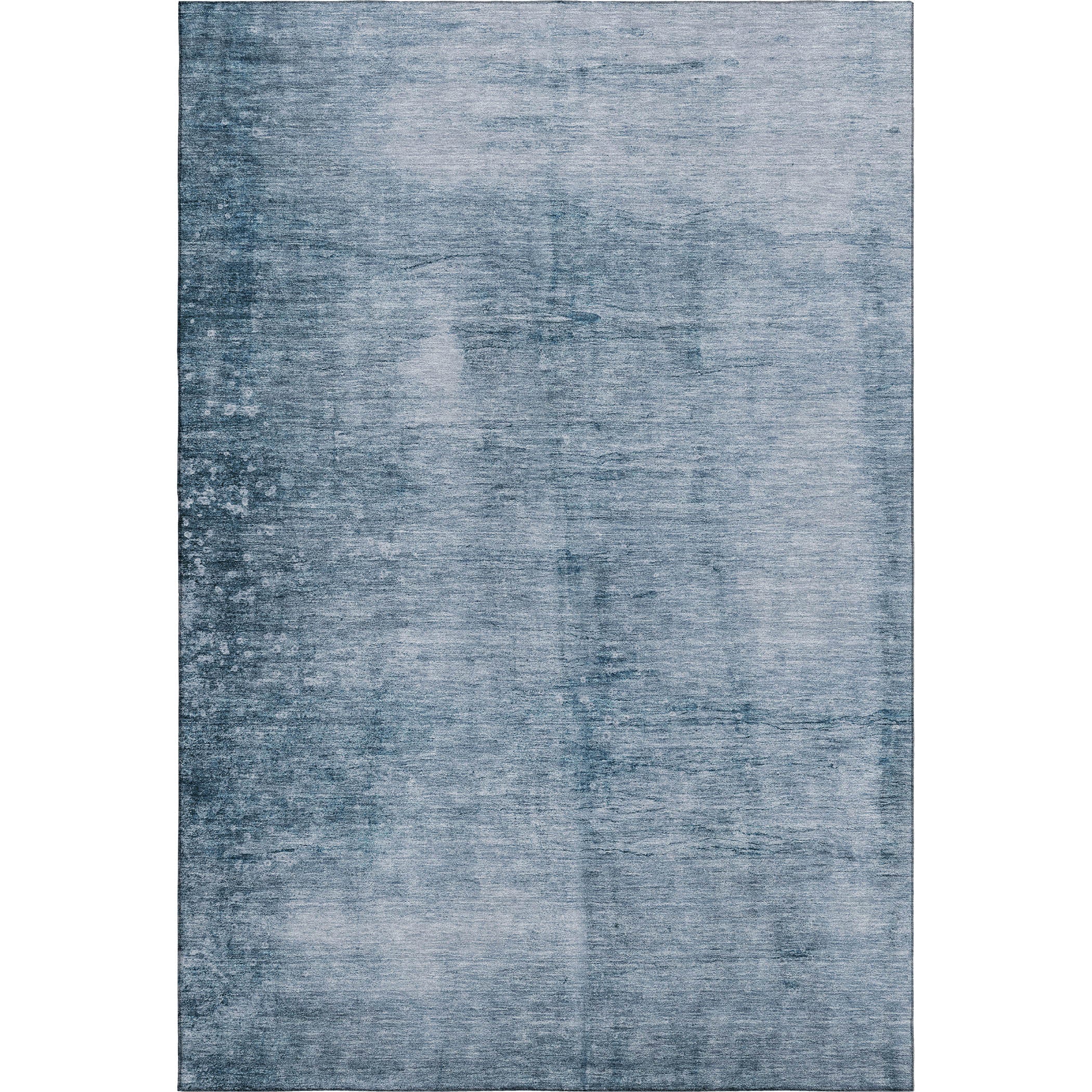 Cairo Machine Washable Transitional Denim Blue Rug 2'6" x 3'10" #shape_Rectangle