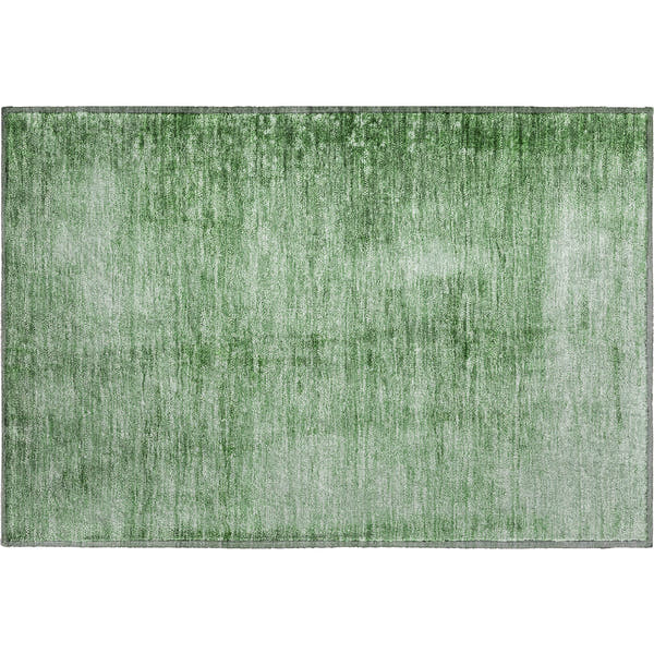 Cairo Machine Washable Transitional Green Rug 1'8" x 2'6"