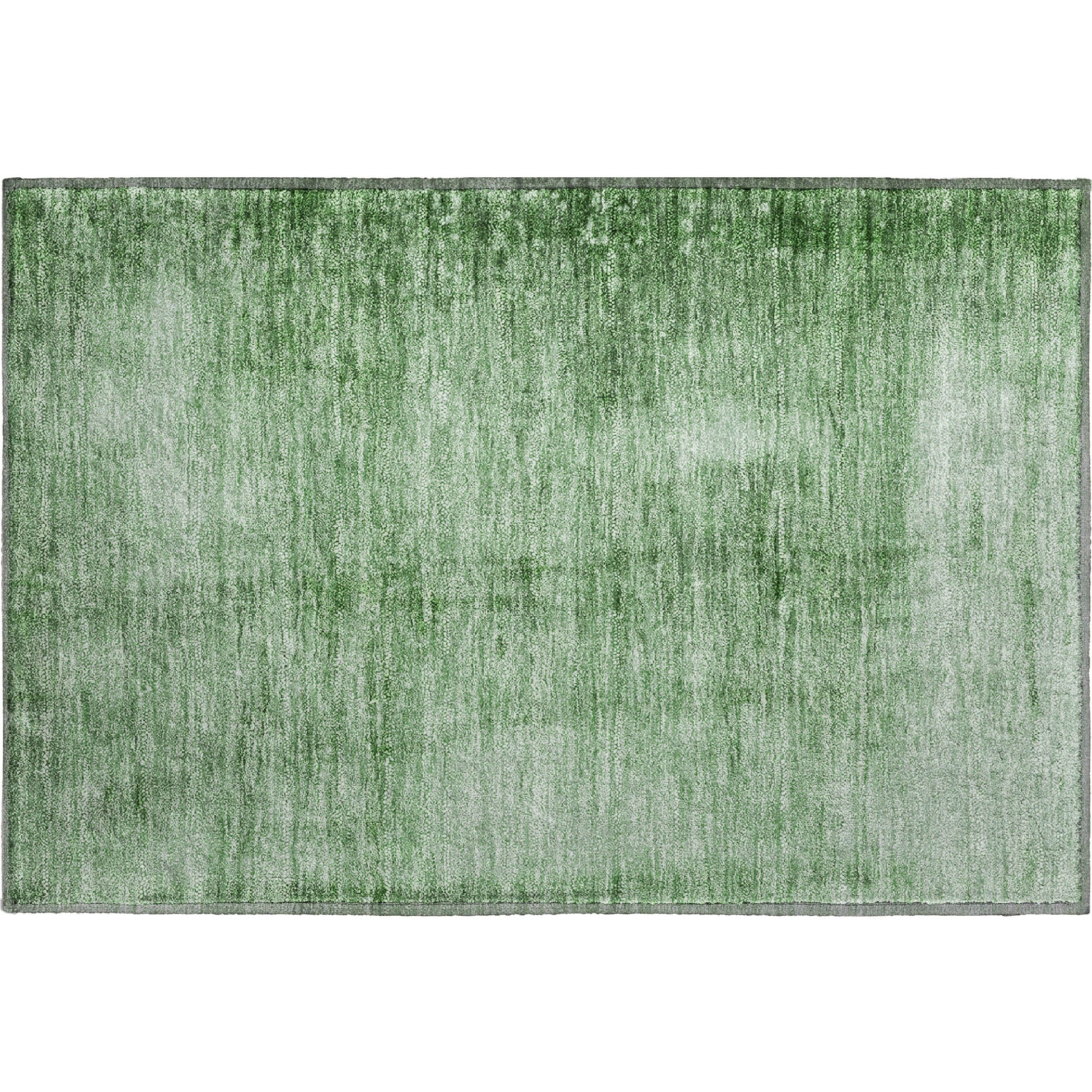 Cairo Machine Washable Transitional Green Rug 1'8" x 2'6" #shape_Rectangle