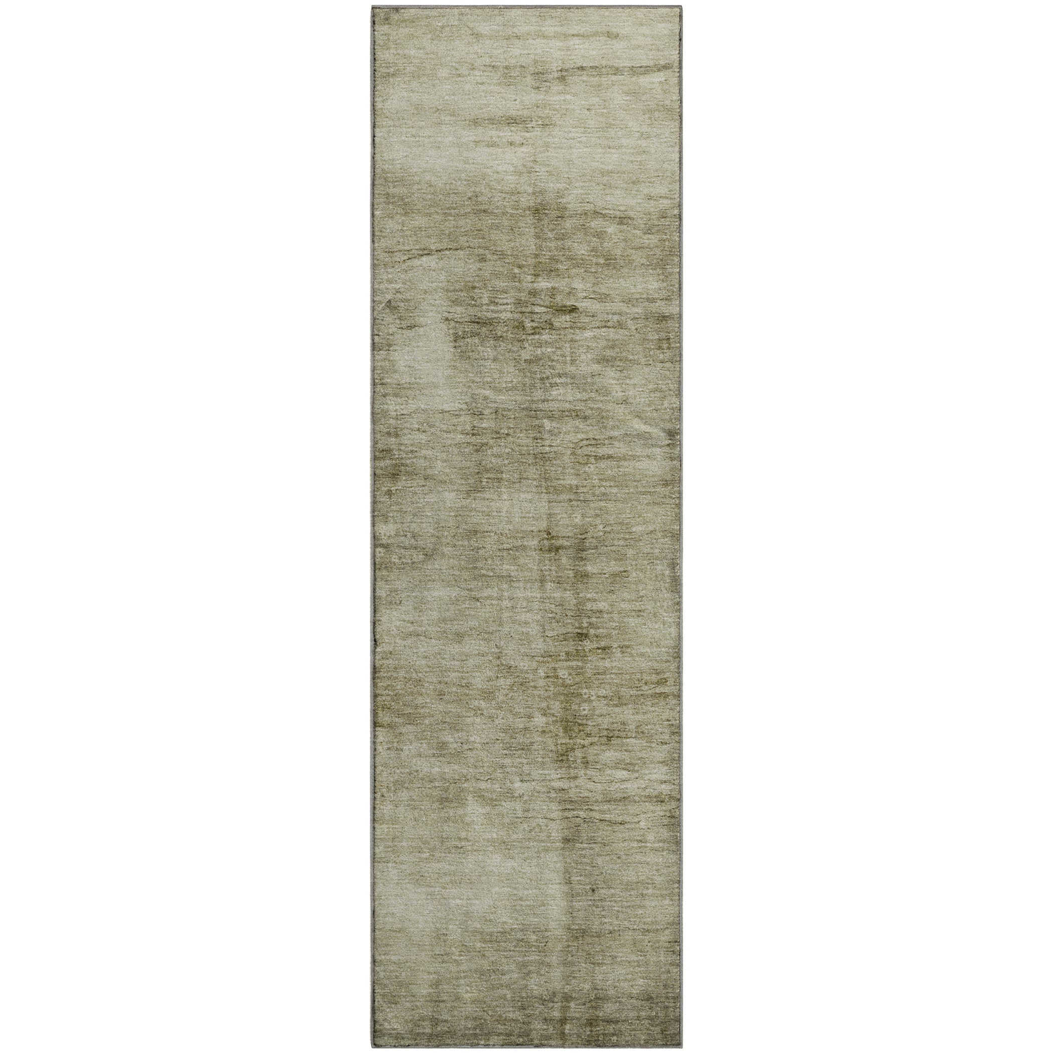 Cairo Machine Washable Transitional Khaki Brown Rug 2'3" x 7'6" #shape_Runner