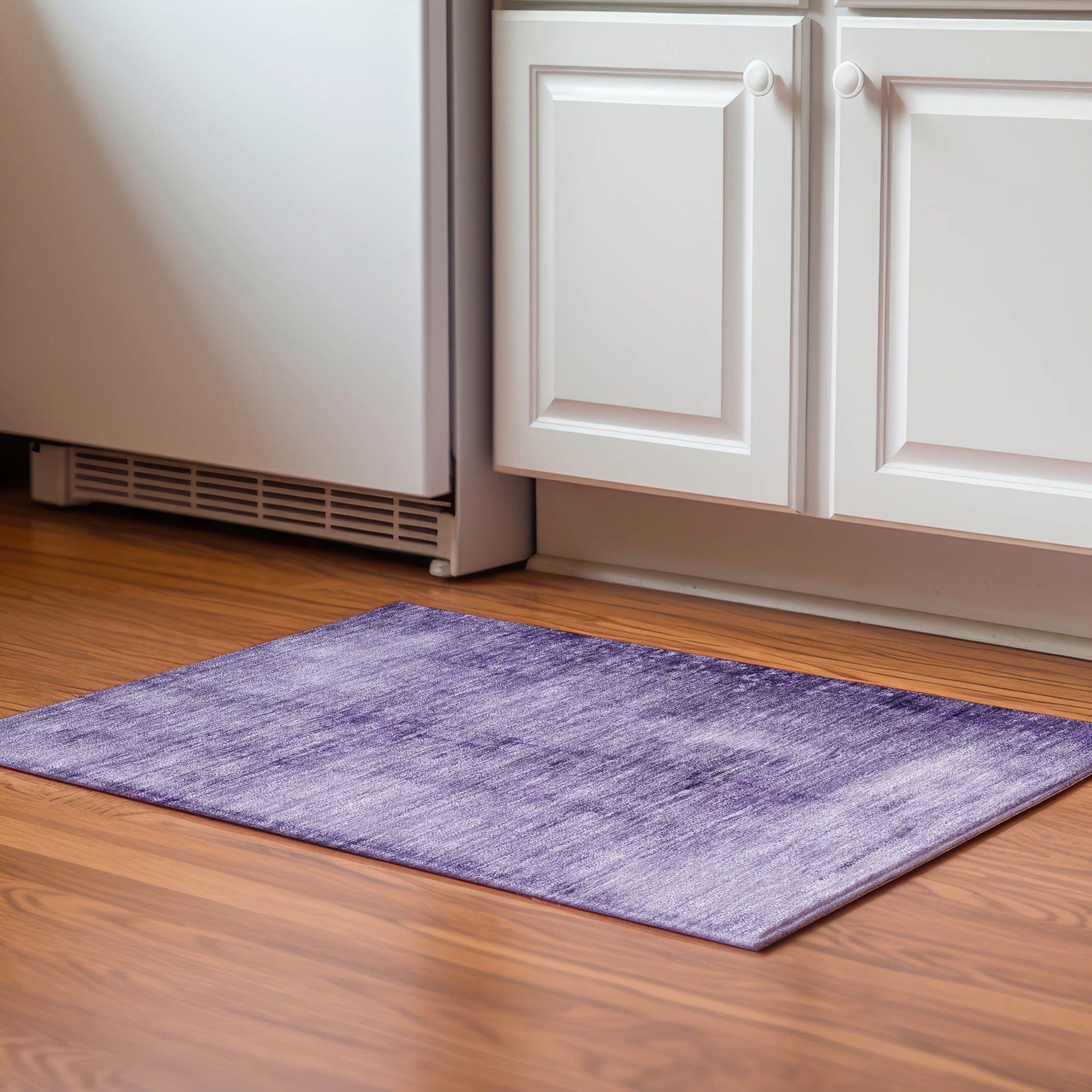 Cairo Machine Washable Transitional Purple Rug 1'8" x 2'6" #shape_Rectangle