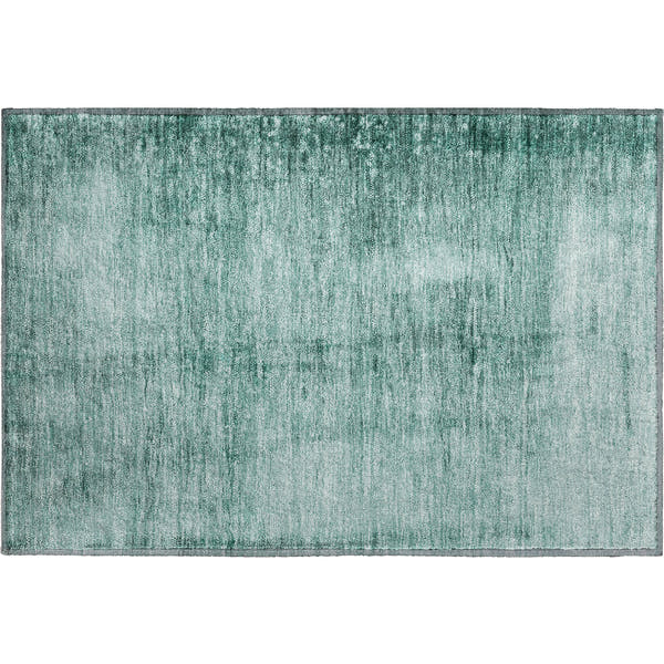 Cairo Machine Washable Transitional Teal Rug 1'8" x 2'6"