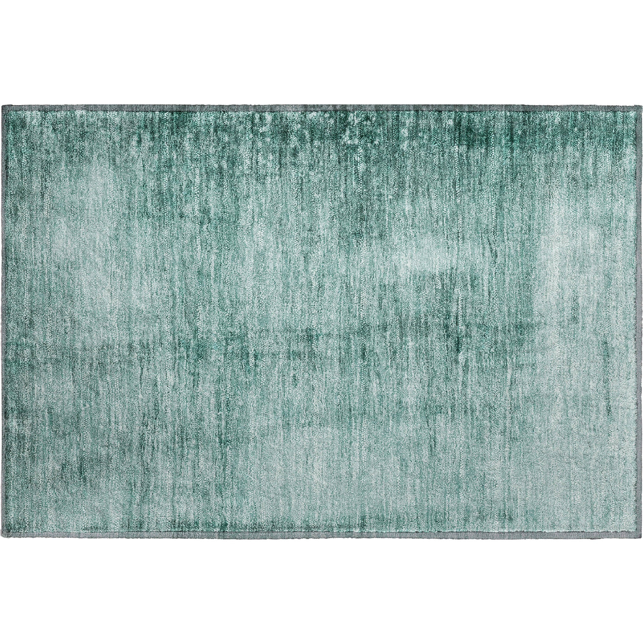 Cairo Machine Washable Transitional Teal Rug 1'8" x 2'6" #shape_Rectangle