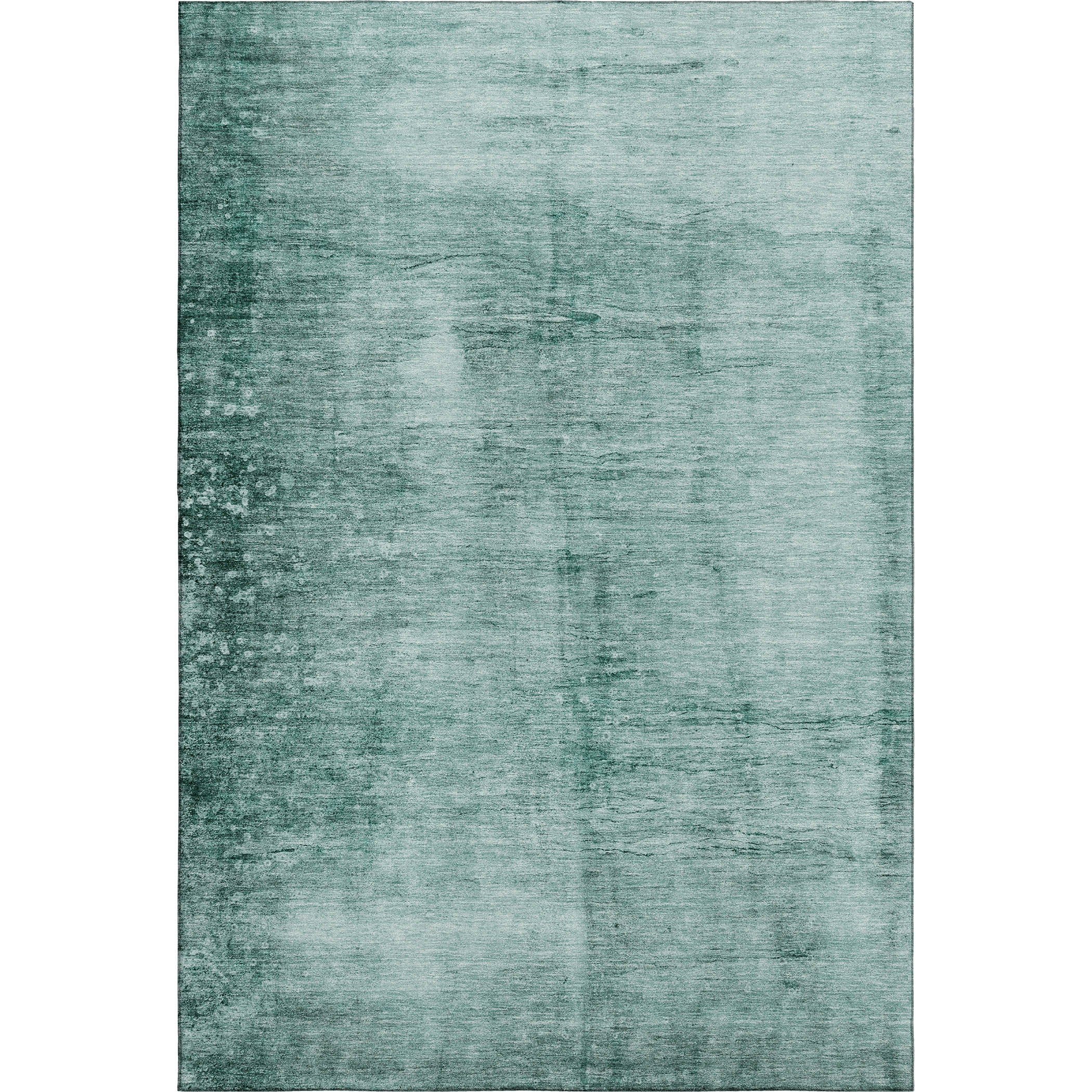 Cairo Machine Washable Transitional Teal Rug 2'6" x 3'10" #shape_Rectangle
