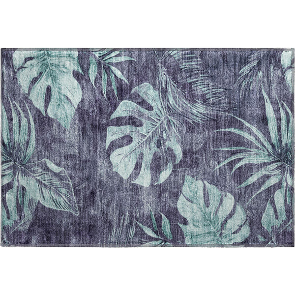 Tbilisi Machine Washable Transitional Blue Rug 1'8" x 2'6"