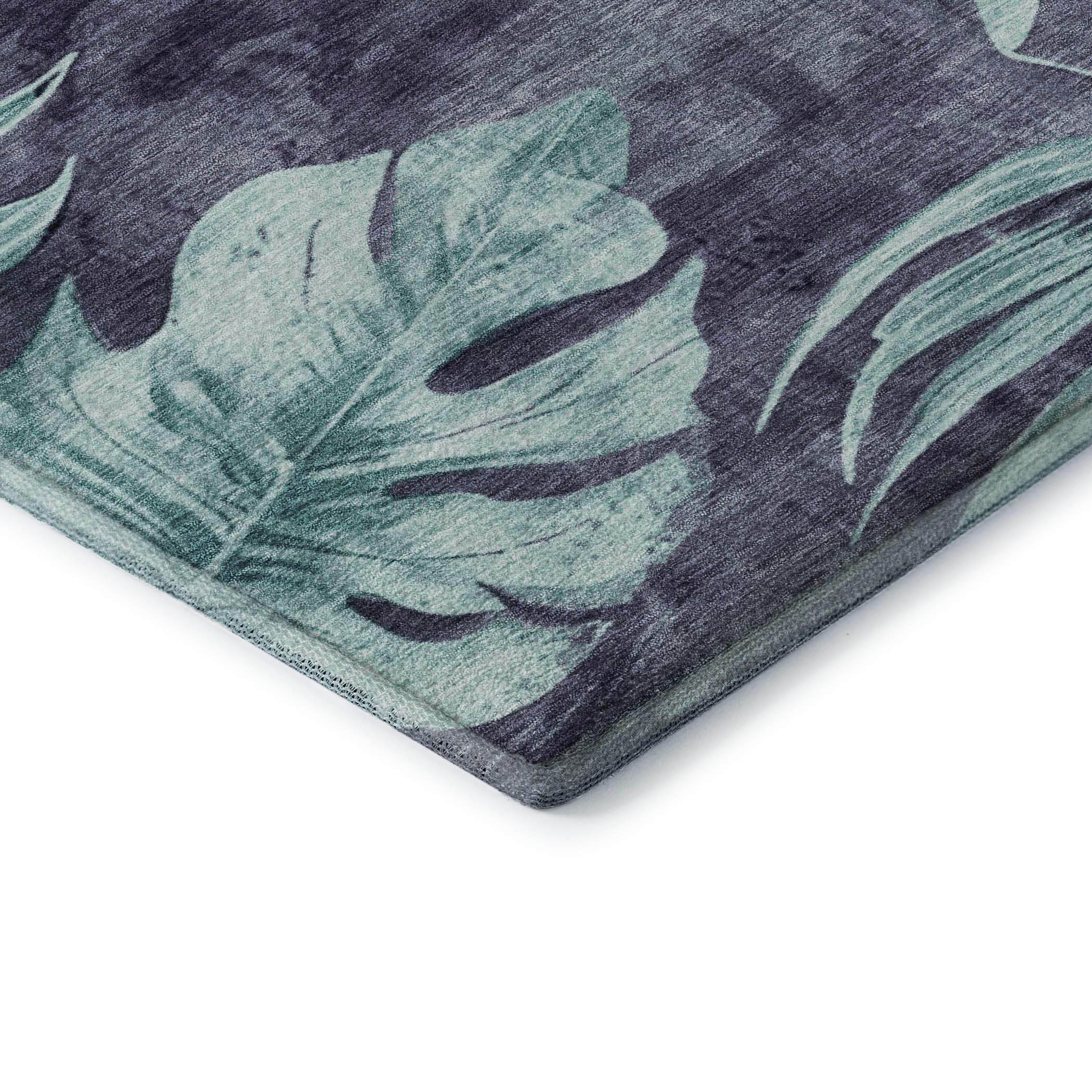 Tbilisi Machine Washable Transitional Blue Rug 1'8" x 2'6" #shape_Rectangle