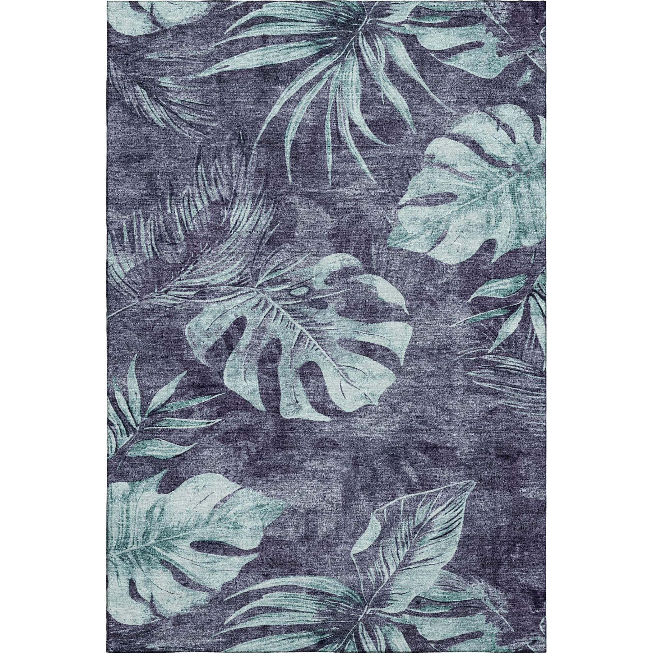 Tbilisi Machine Washable Transitional Blue Rug 2'6" x 3'10" #shape_Rectangle