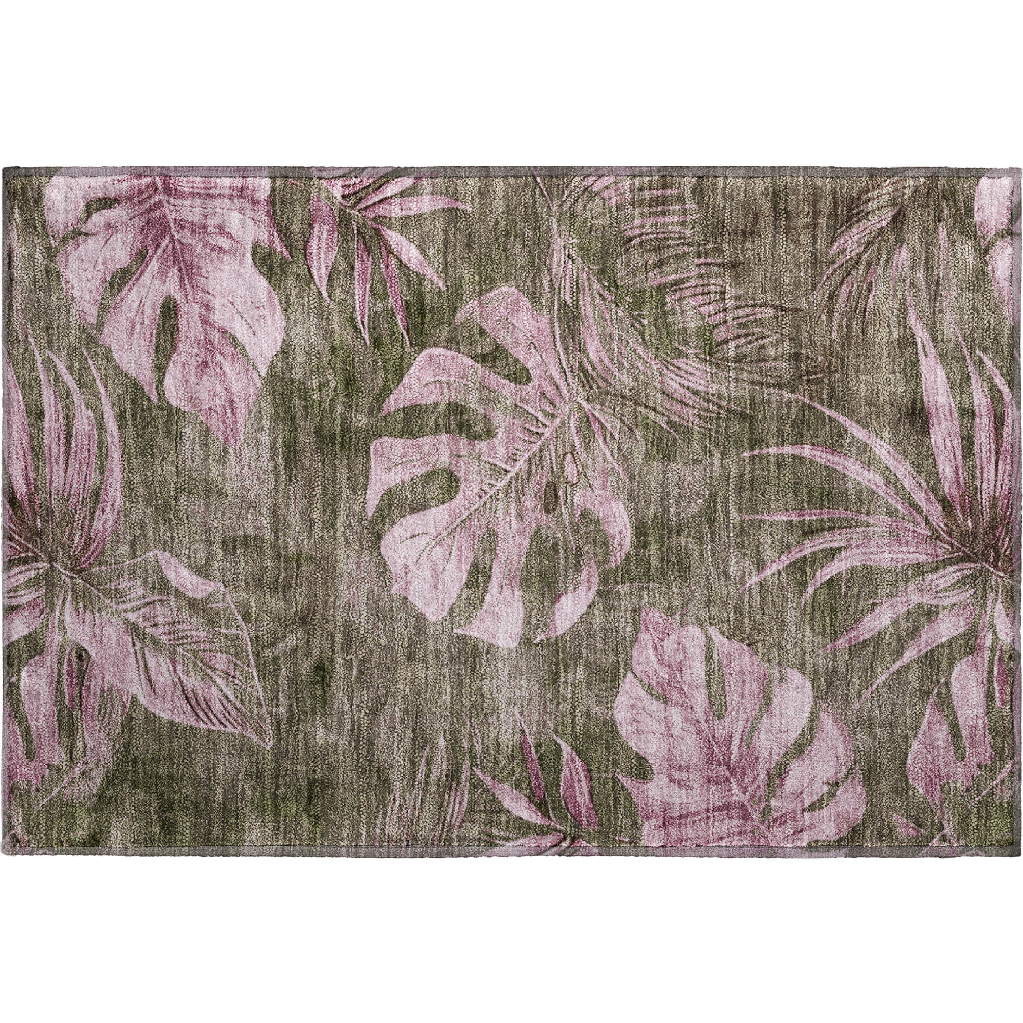 Tbilisi Machine Washable Transitional Brown Rug 1'8" x 2'6" #shape_Rectangle