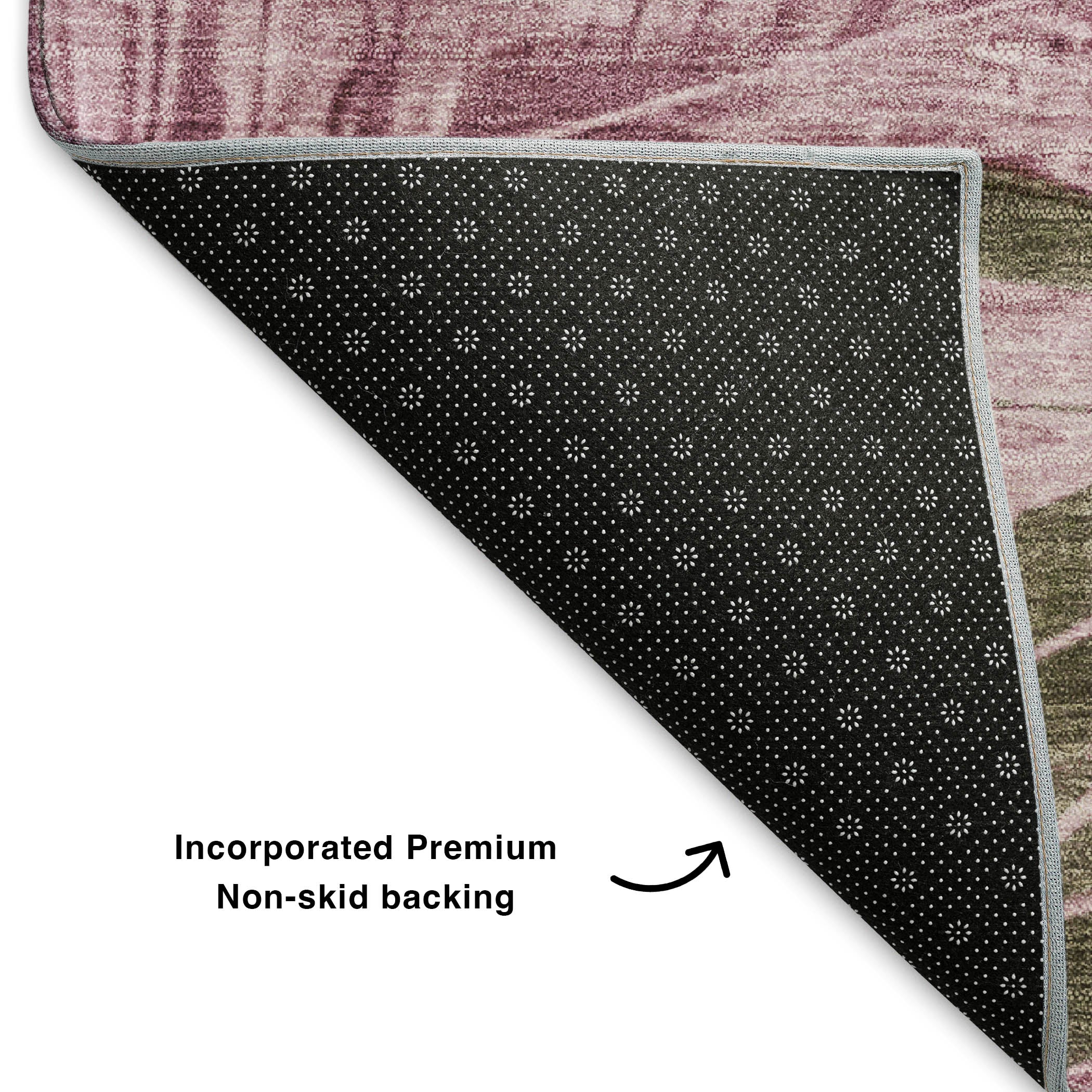Tbilisi Machine Washable Transitional Brown Rug 1'8" x 2'6" #shape_Rectangle