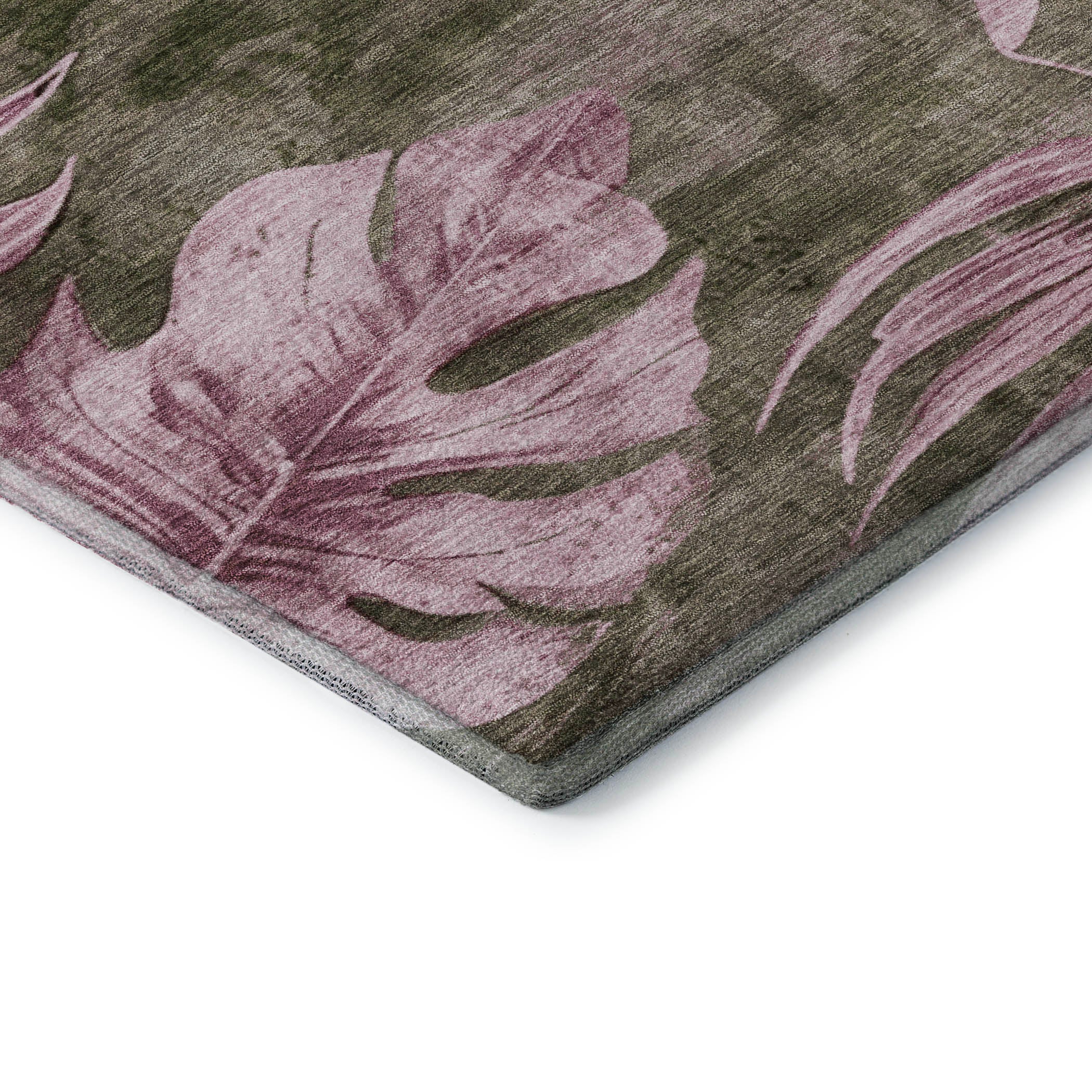 Tbilisi Machine Washable Transitional Brown Rug 1'8" x 2'6" #shape_Rectangle