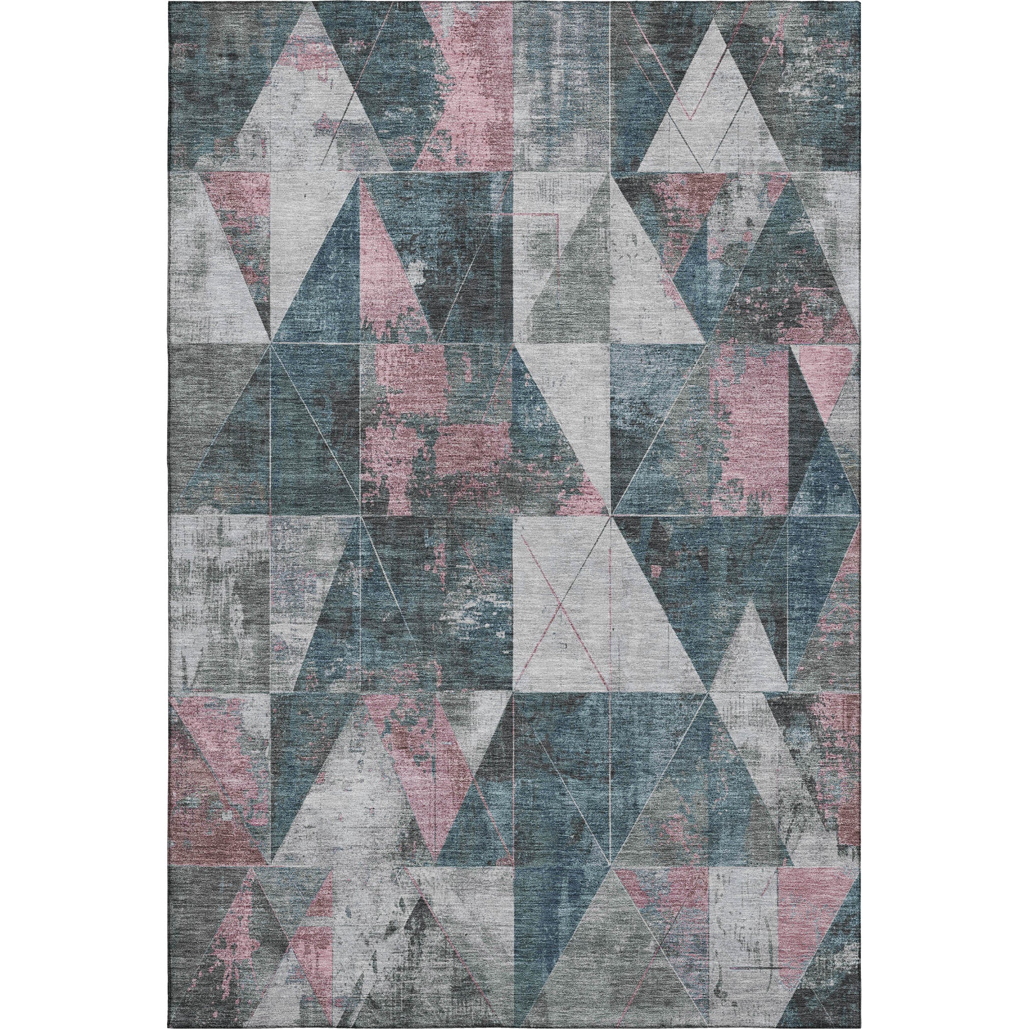 Lucerne Machine Washable Transitional Seafoam Blue Rug 2'6" x 3'10" #shape_Rectangle