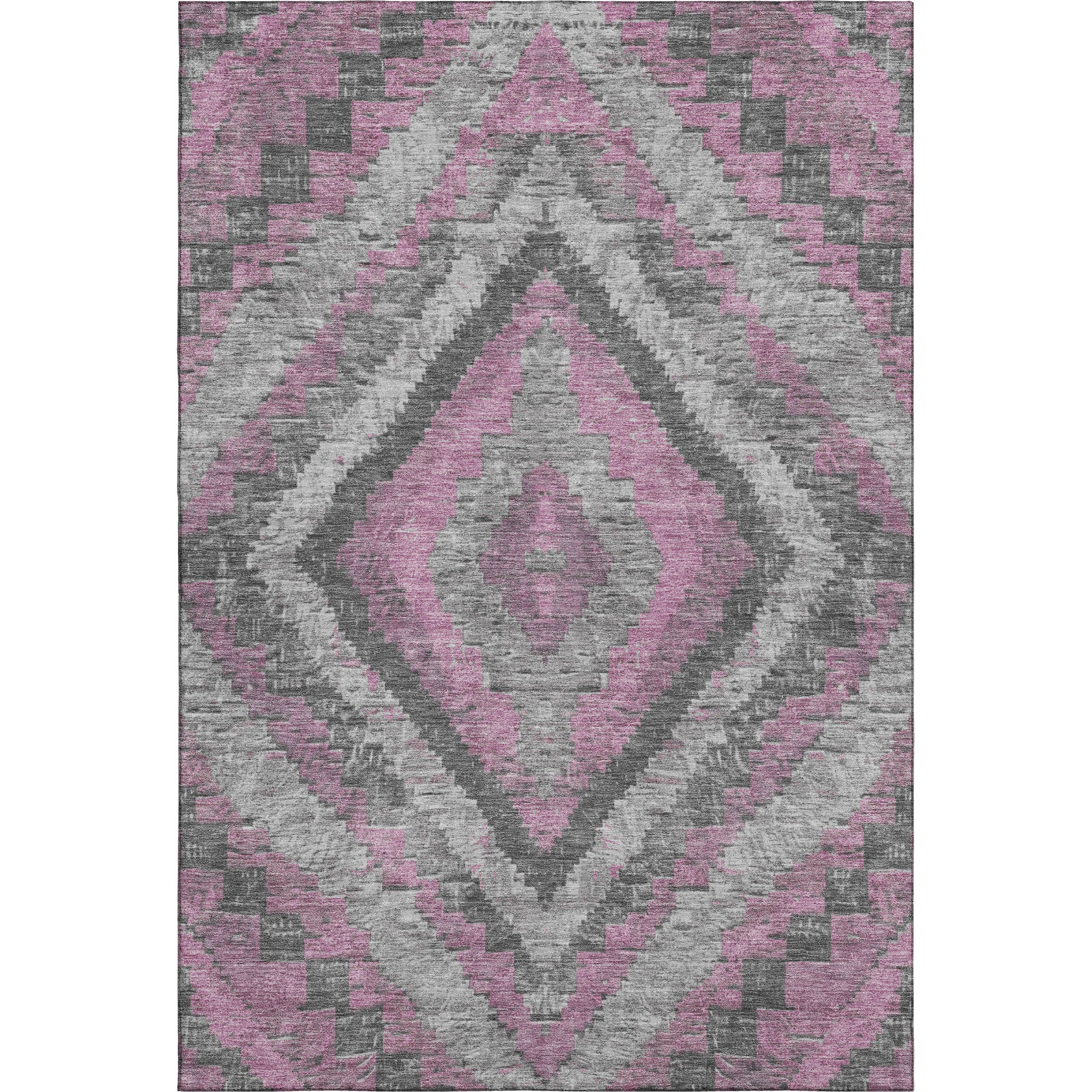 Porto Machine Washable Transitional Blush Pink Rug 2'6" x 3'10" #shape_Rectangle