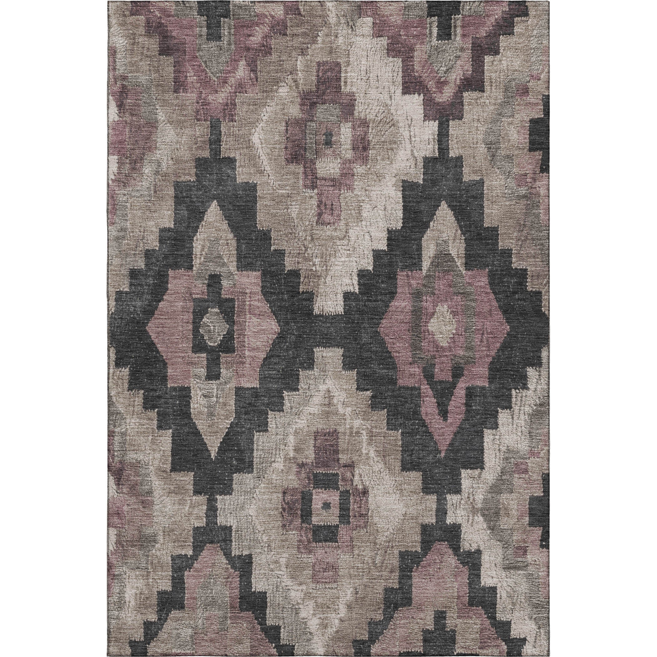 Cusco Machine Washable Transitional Taupe Brown Rug 2'6" x 3'10" #shape_Rectangle
