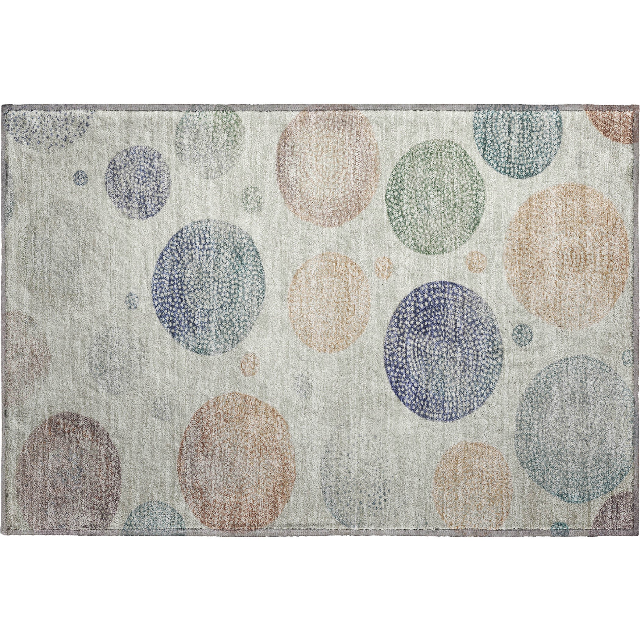Cusco Machine Washable Transitional Beige Brown Rug 1'8" x 2'6" #shape_Rectangle