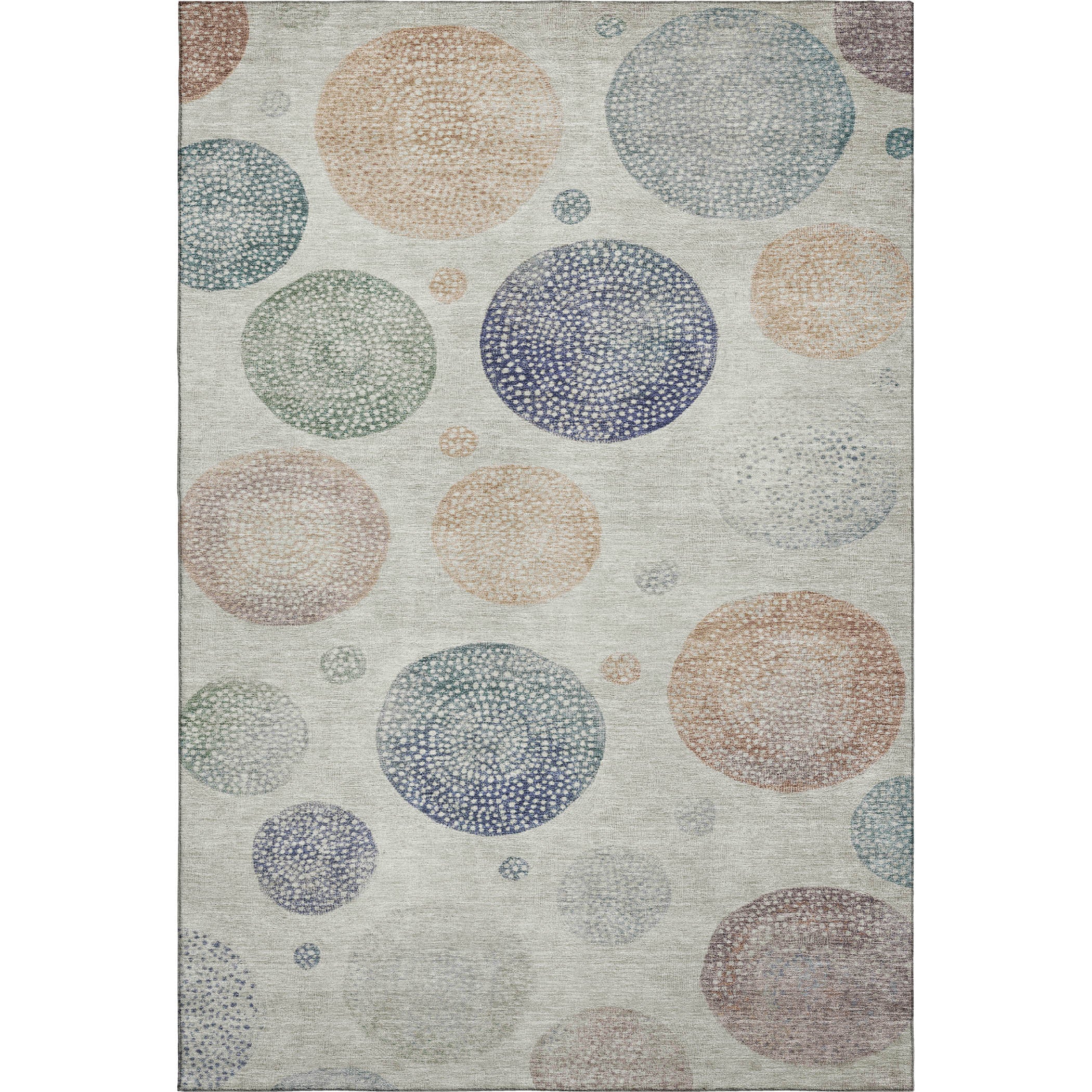Cusco Machine Washable Transitional Beige Brown Rug 2'6" x 3'10" #shape_Rectangle
