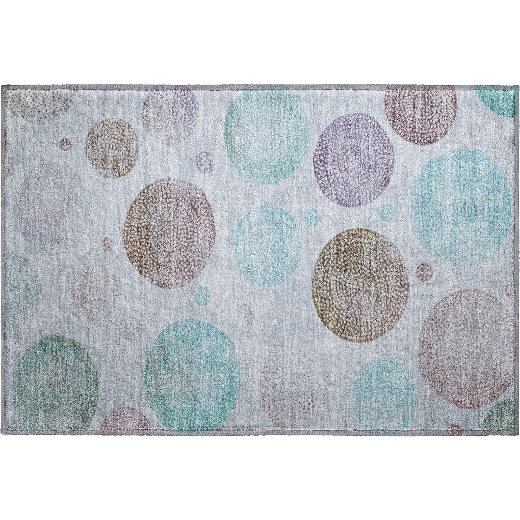 Cusco Machine Washable Transitional Blue Rug 1'8" x 2'6" #shape_Rectangle