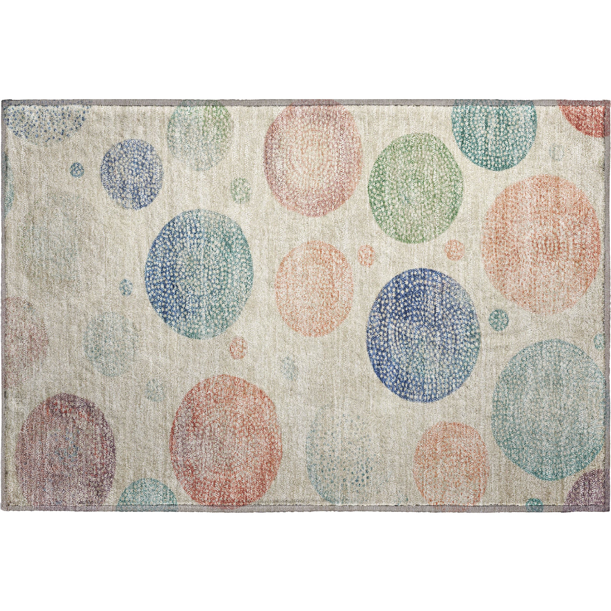 Cusco Machine Washable Transitional Ivory Rug 1'8" x 2'6" #shape_Rectangle