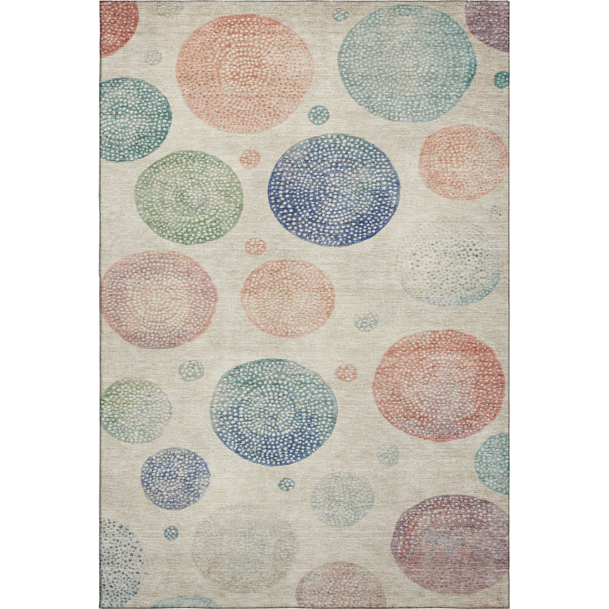 Cusco Machine Washable Transitional Ivory Rug 2'6" x 3'10" #shape_Rectangle