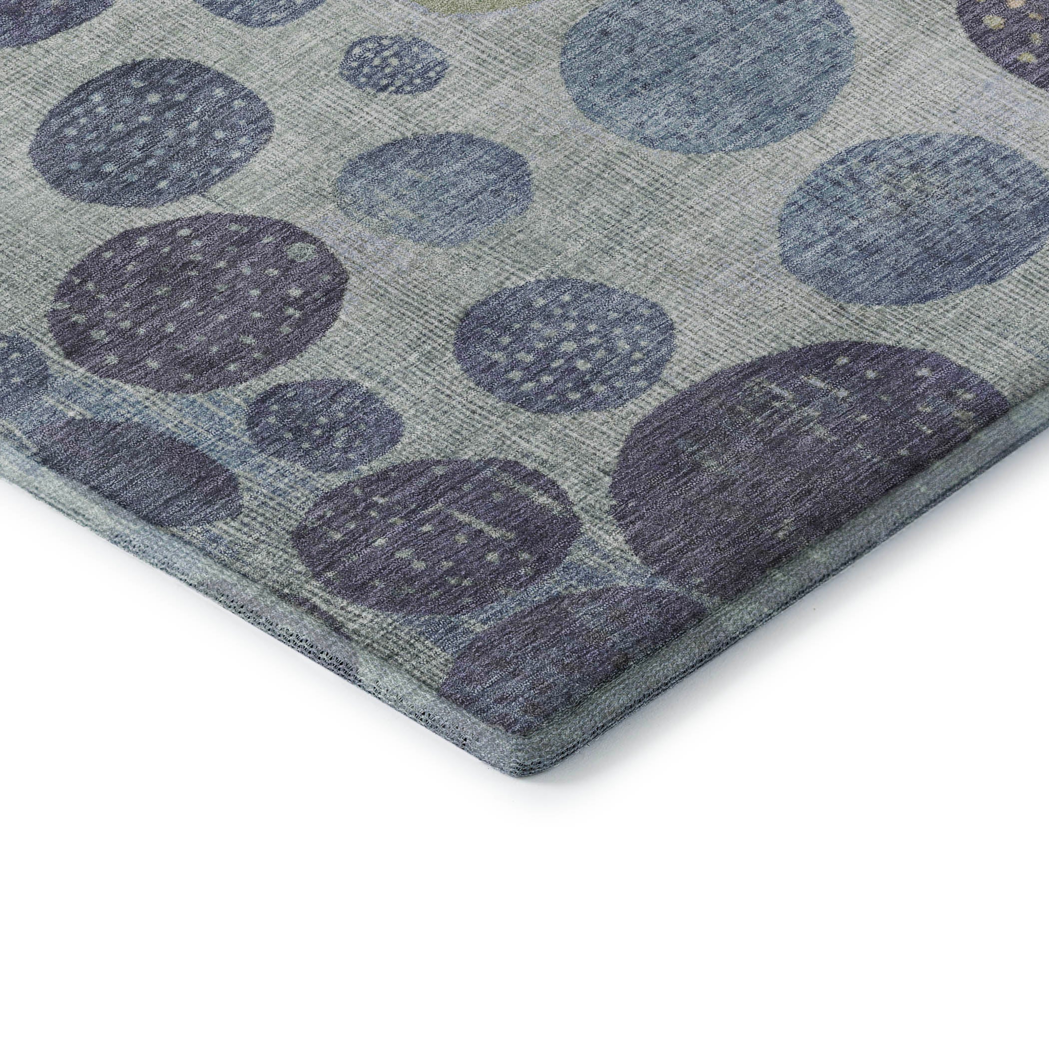 Salzburg Machine Washable Transitional Denim Blue Rug 1'8" x 2'6" #shape_Rectangle