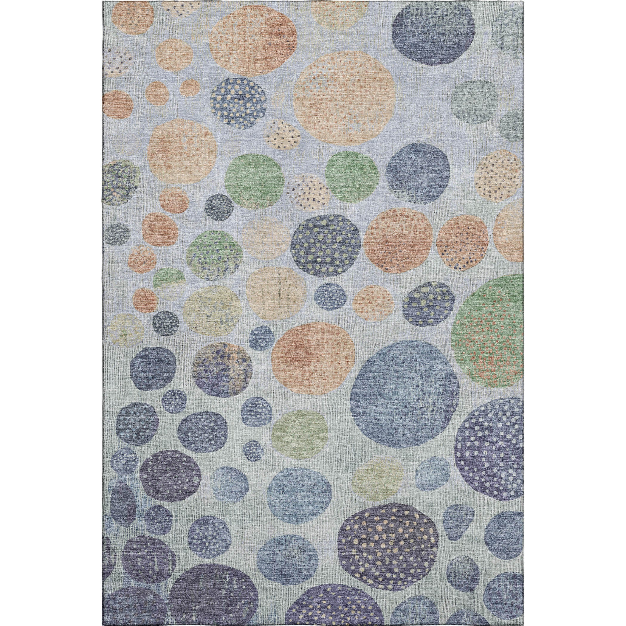Salzburg Machine Washable Transitional Denim Blue Rug 2'6" x 3'10" #shape_Rectangle