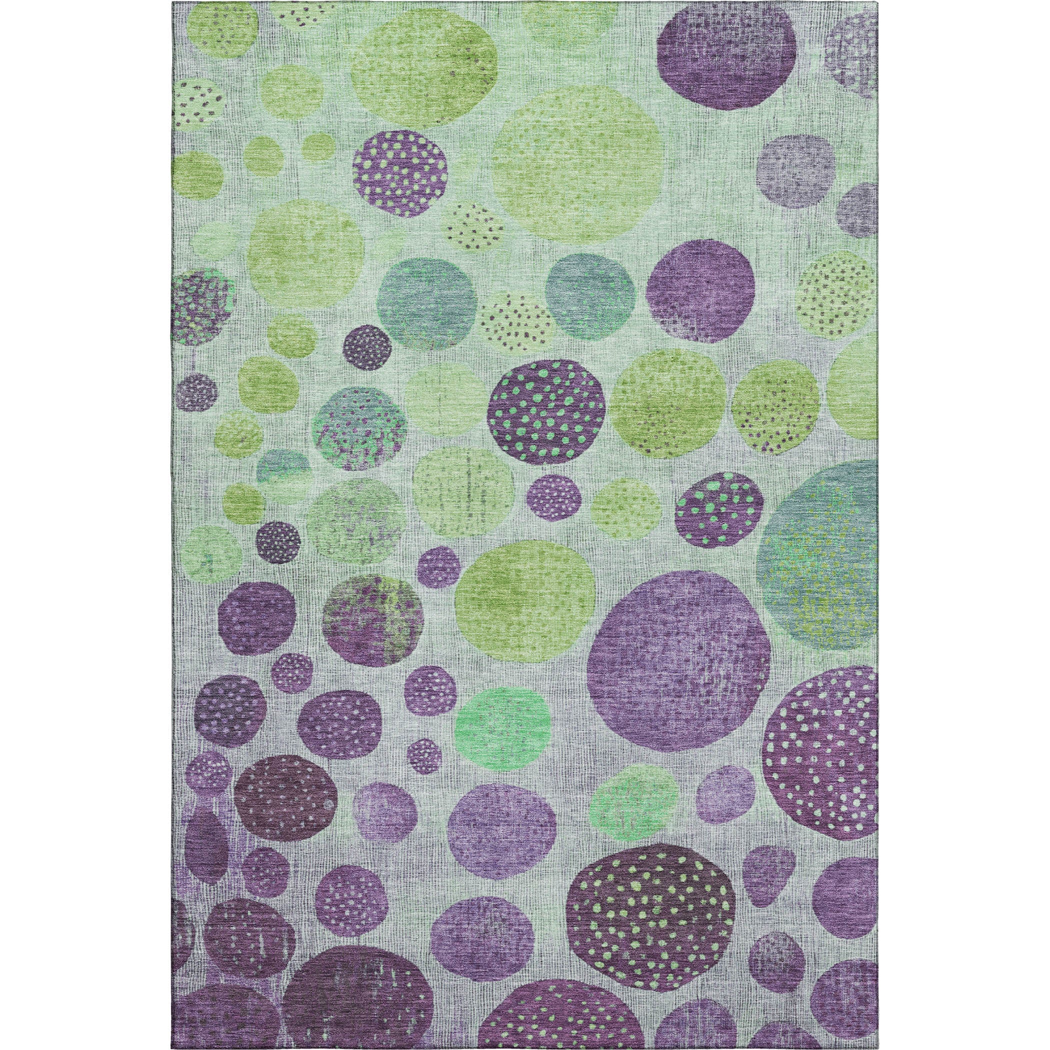 Salzburg Machine Washable Transitional Purple Rug 2'6" x 3'10" #shape_Rectangle