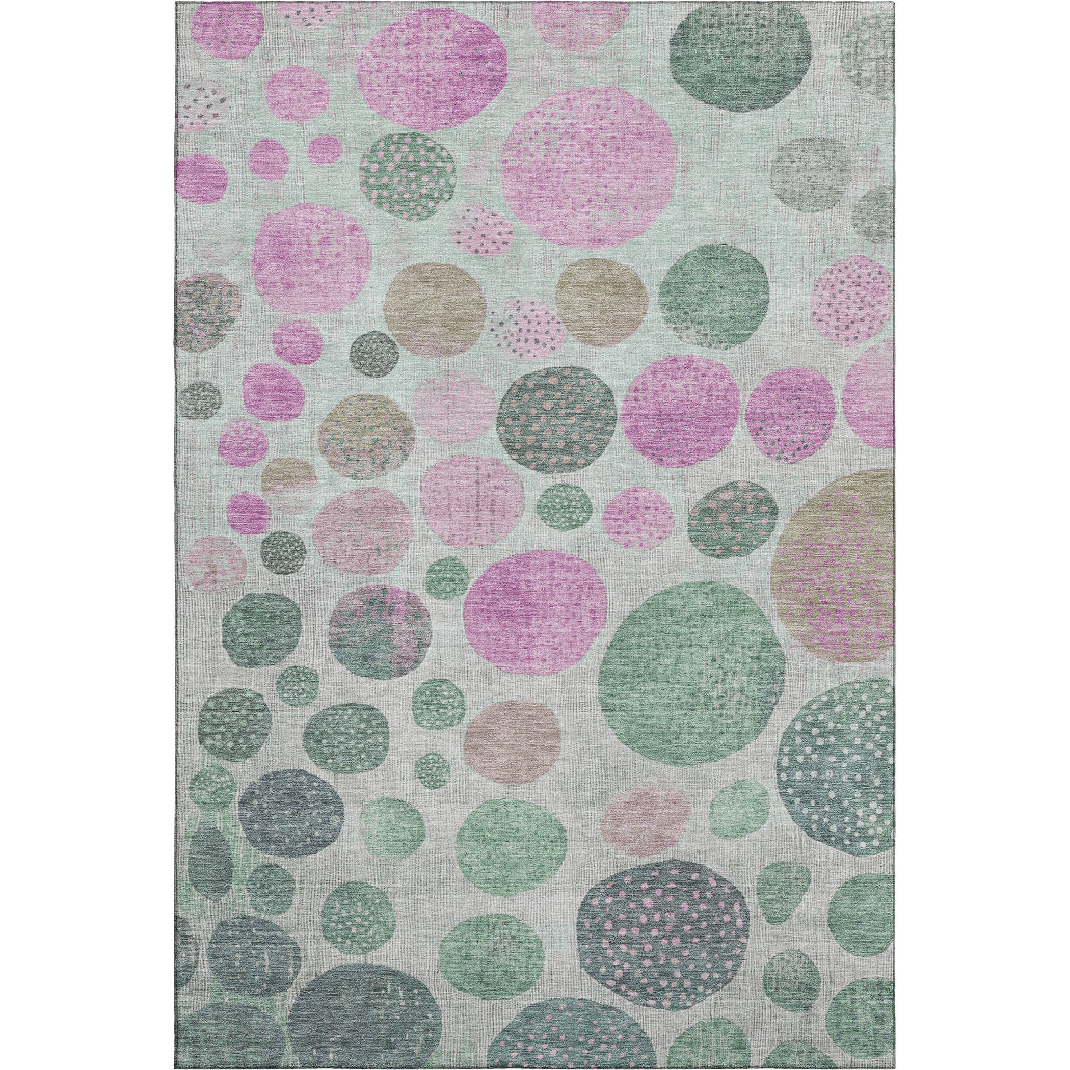 Salzburg Machine Washable Transitional Sage Green Rug 2'6" x 3'10" #shape_Rectangle