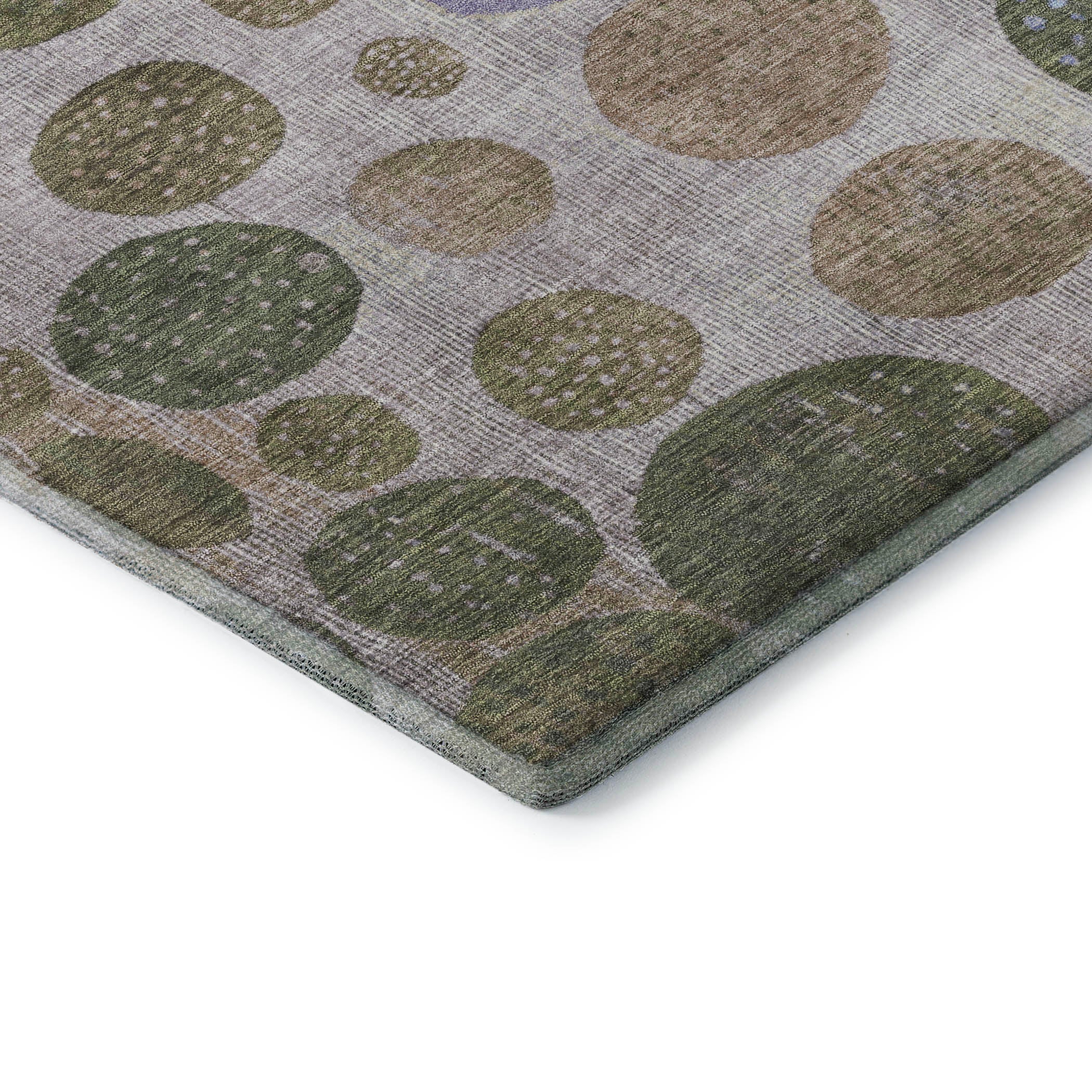 Salzburg Machine Washable Transitional Taupe Brown Rug 1'8" x 2'6" #shape_Rectangle