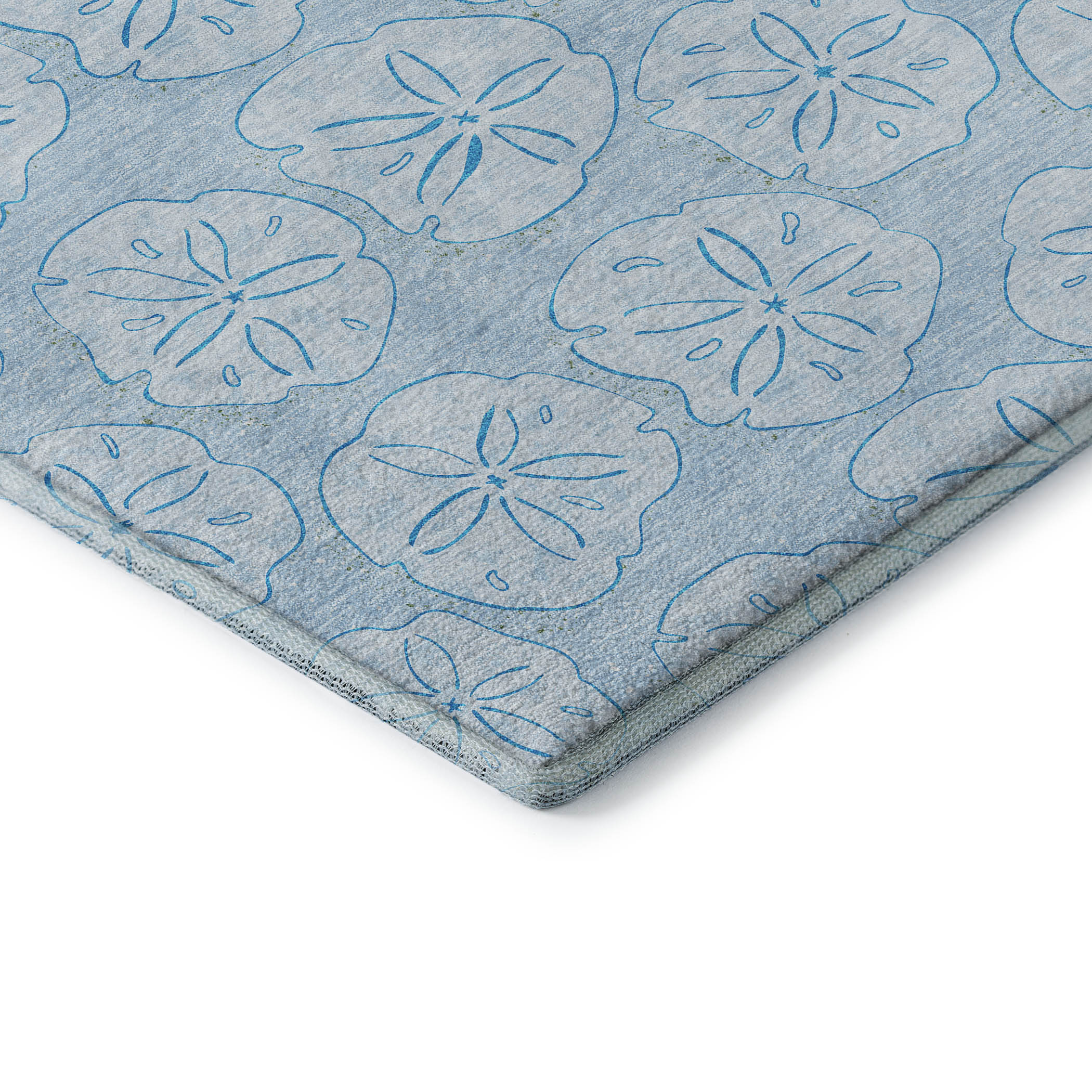 Salzburg Machine Washable Coastal Blue Rug 1'8" x 2'6" #shape_Rectangle