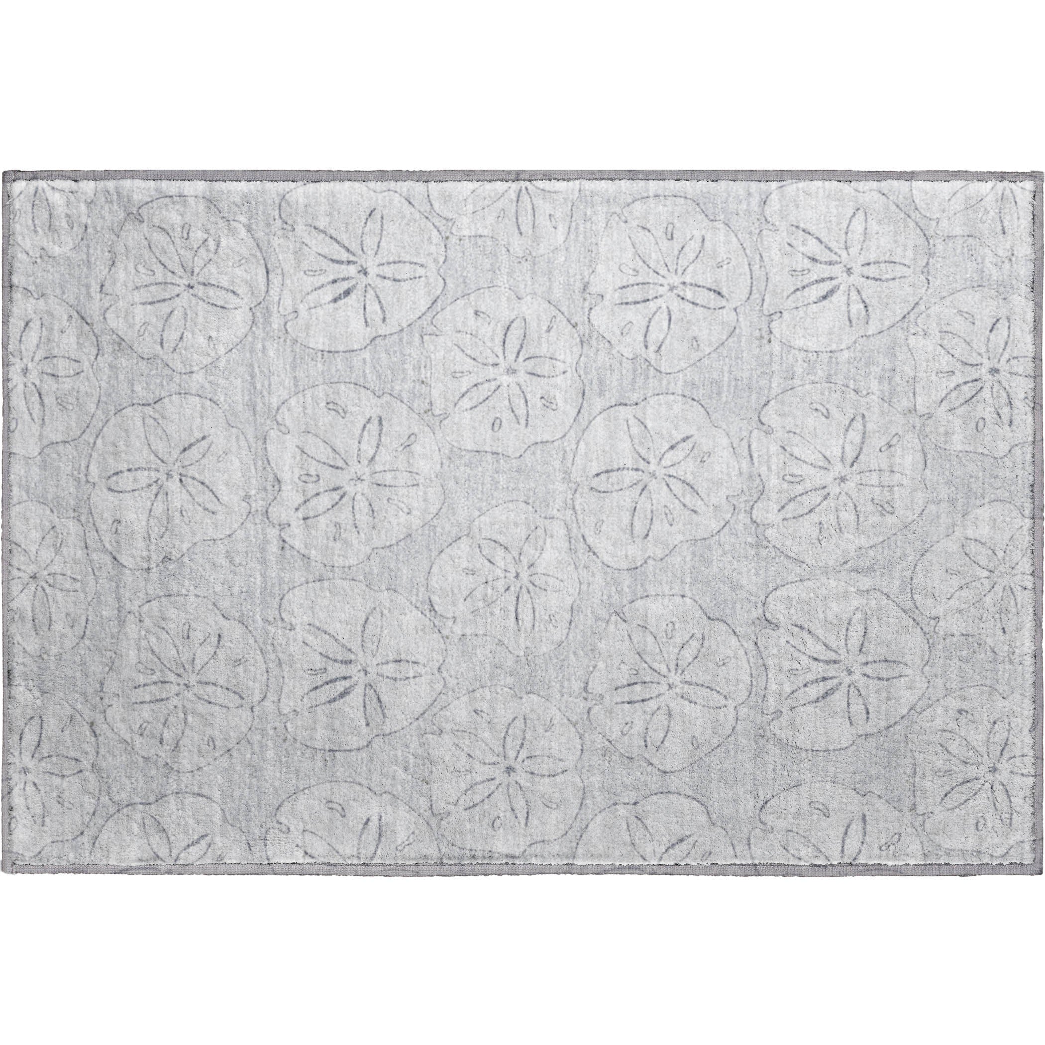 Salzburg Machine Washable Coastal Gray Rug 1'8" x 2'6" #shape_Rectangle