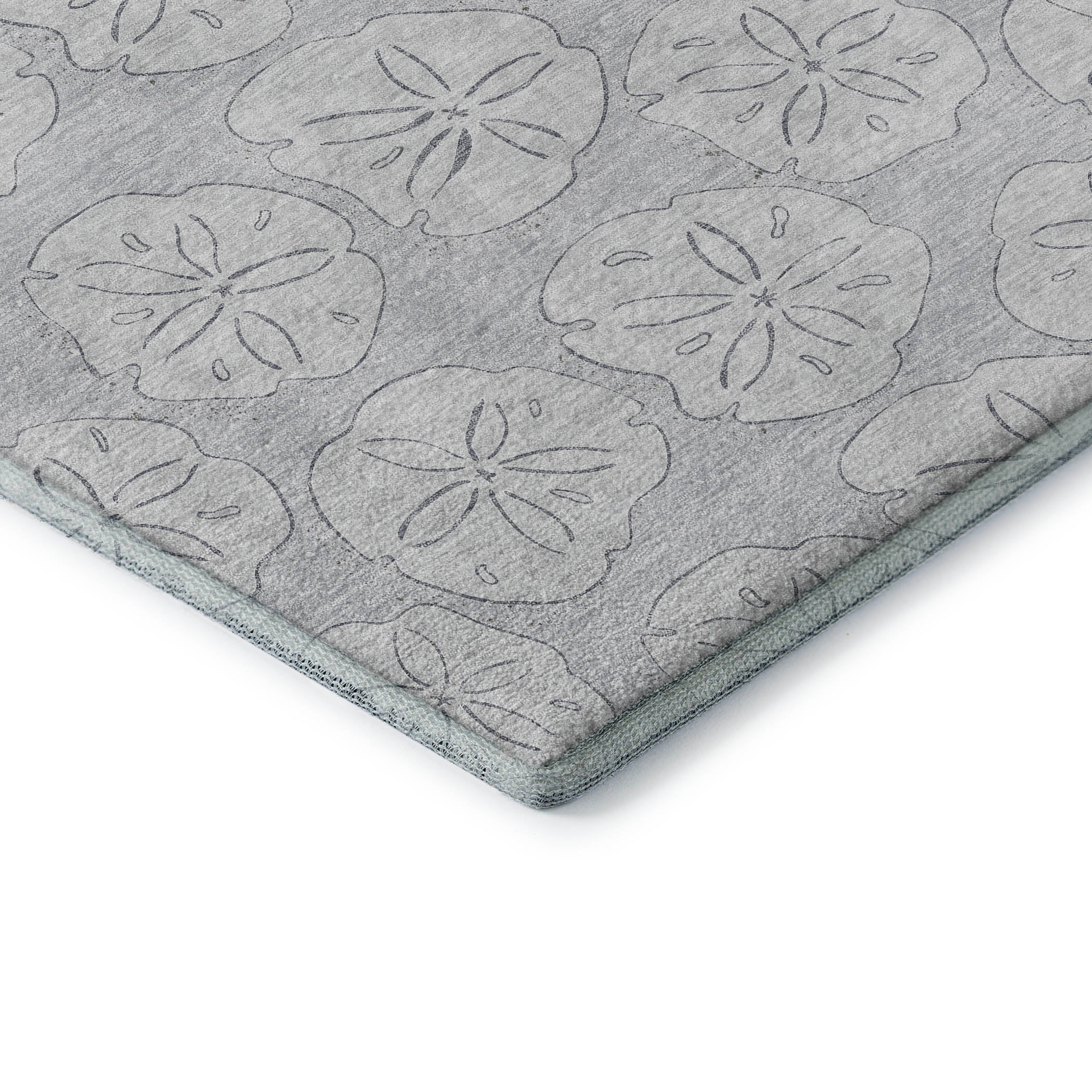 Salzburg Machine Washable Coastal Gray Rug 1'8" x 2'6" #shape_Rectangle