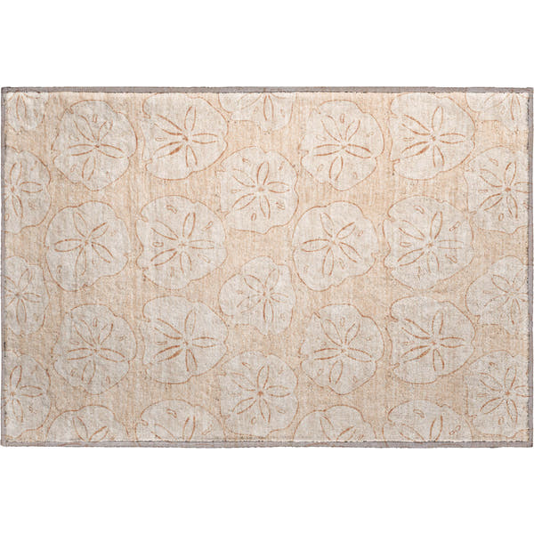 Salzburg Machine Washable Coastal Nectarine Orange Rug 1'8" x 2'6"