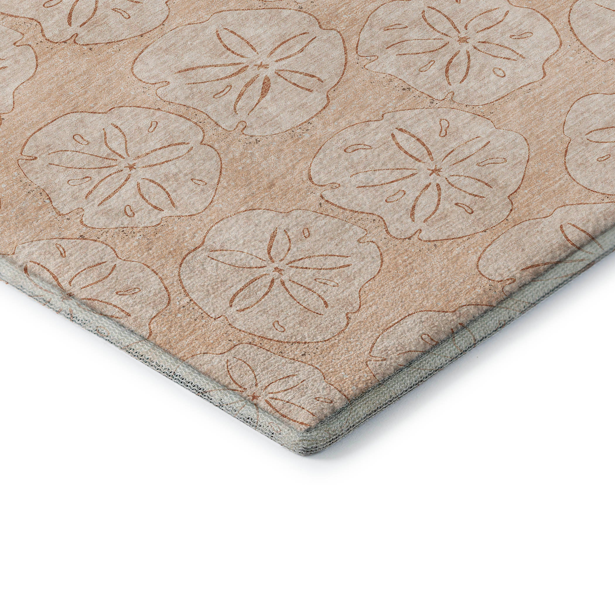 Salzburg Machine Washable Coastal Nectarine Orange Rug 1'8" x 2'6" #shape_Rectangle