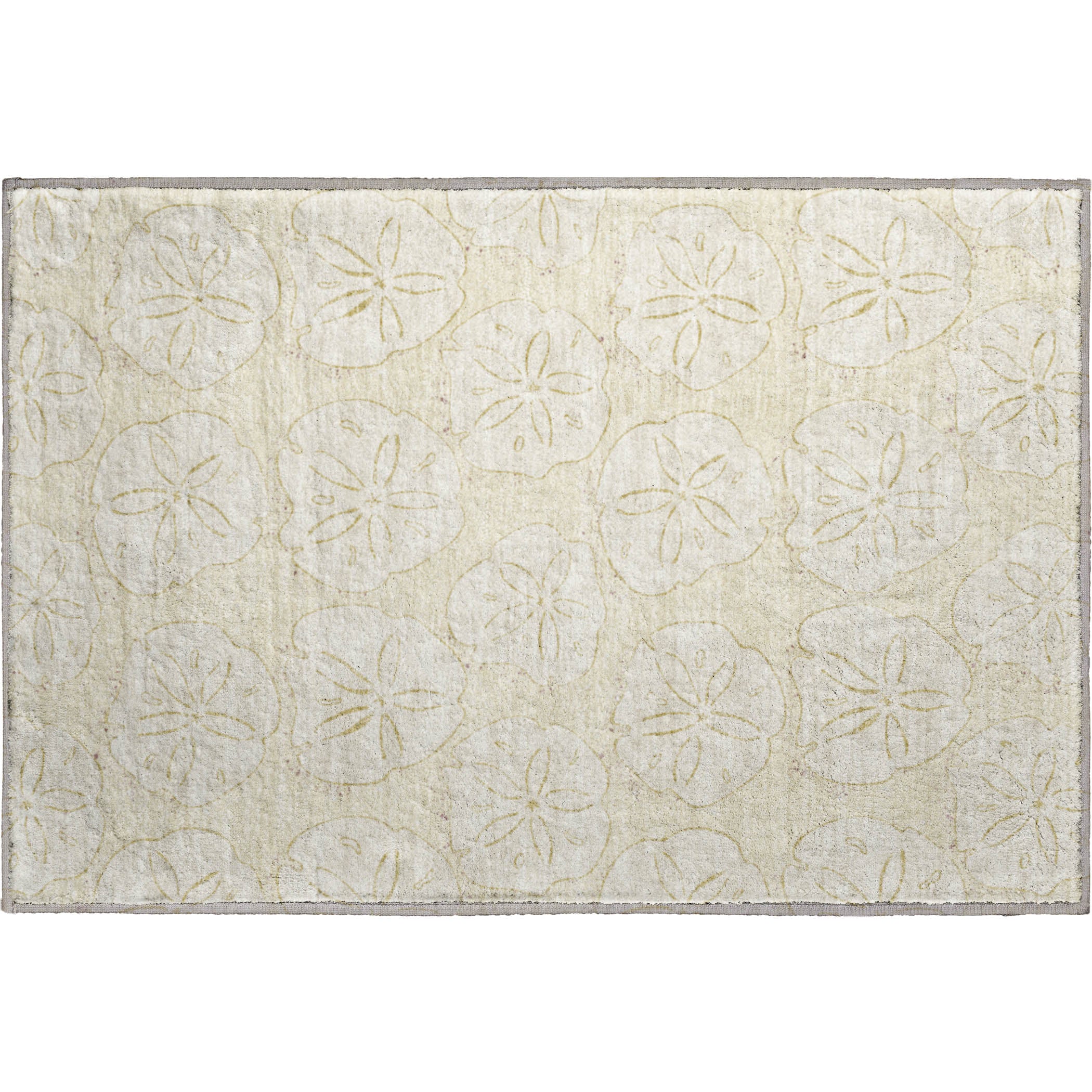 Salzburg Machine Washable Coastal Sand Ivory Rug 1'8" x 2'6" #shape_Rectangle
