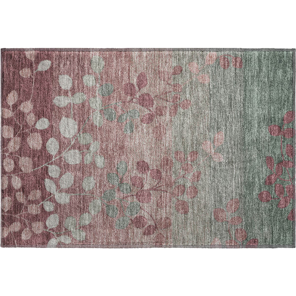 Dubrovnik Machine Washable Transitional Blush Pink Rug 1'8" x 2'6"
