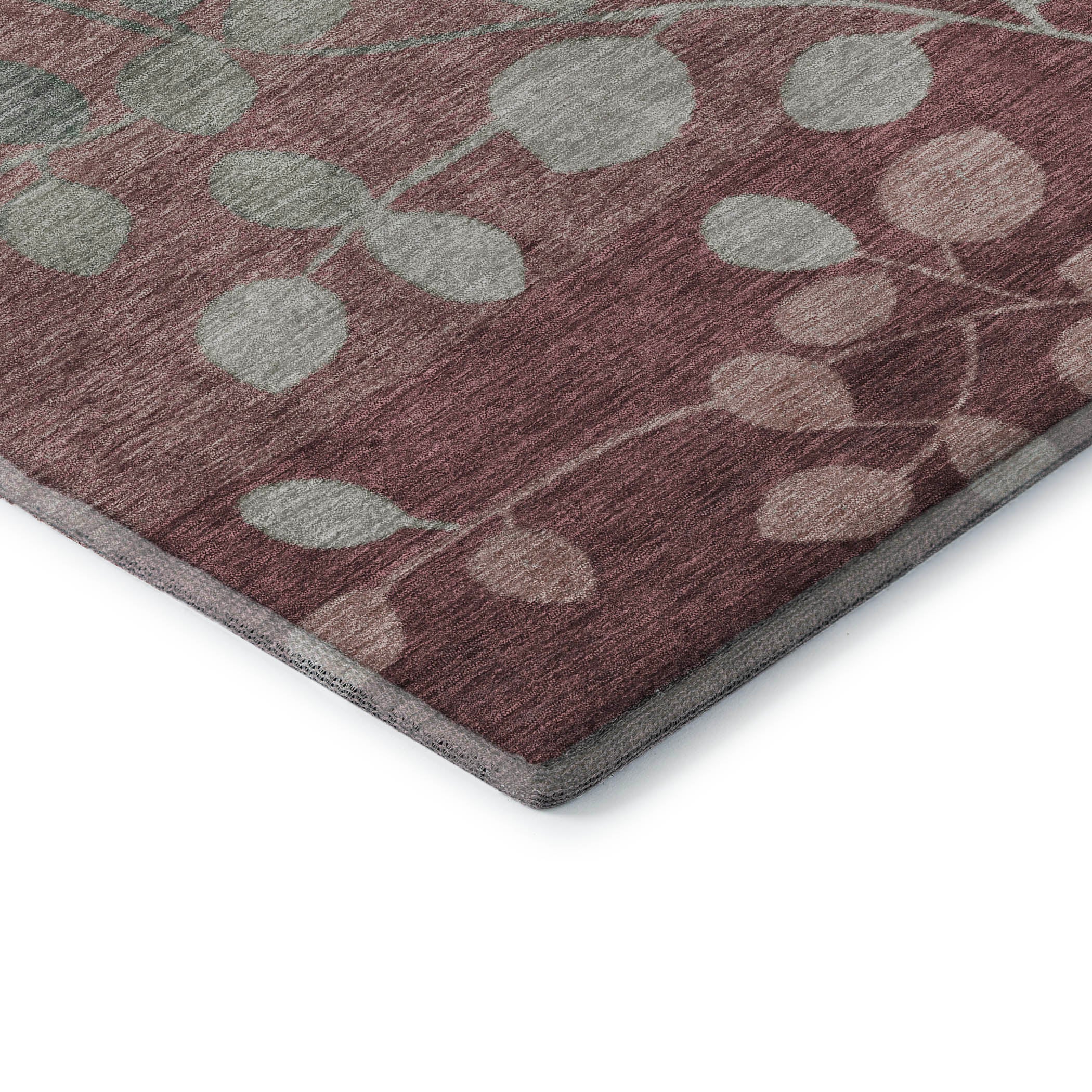 Dubrovnik Machine Washable Transitional Blush Pink Rug 1'8" x 2'6" #shape_Rectangle