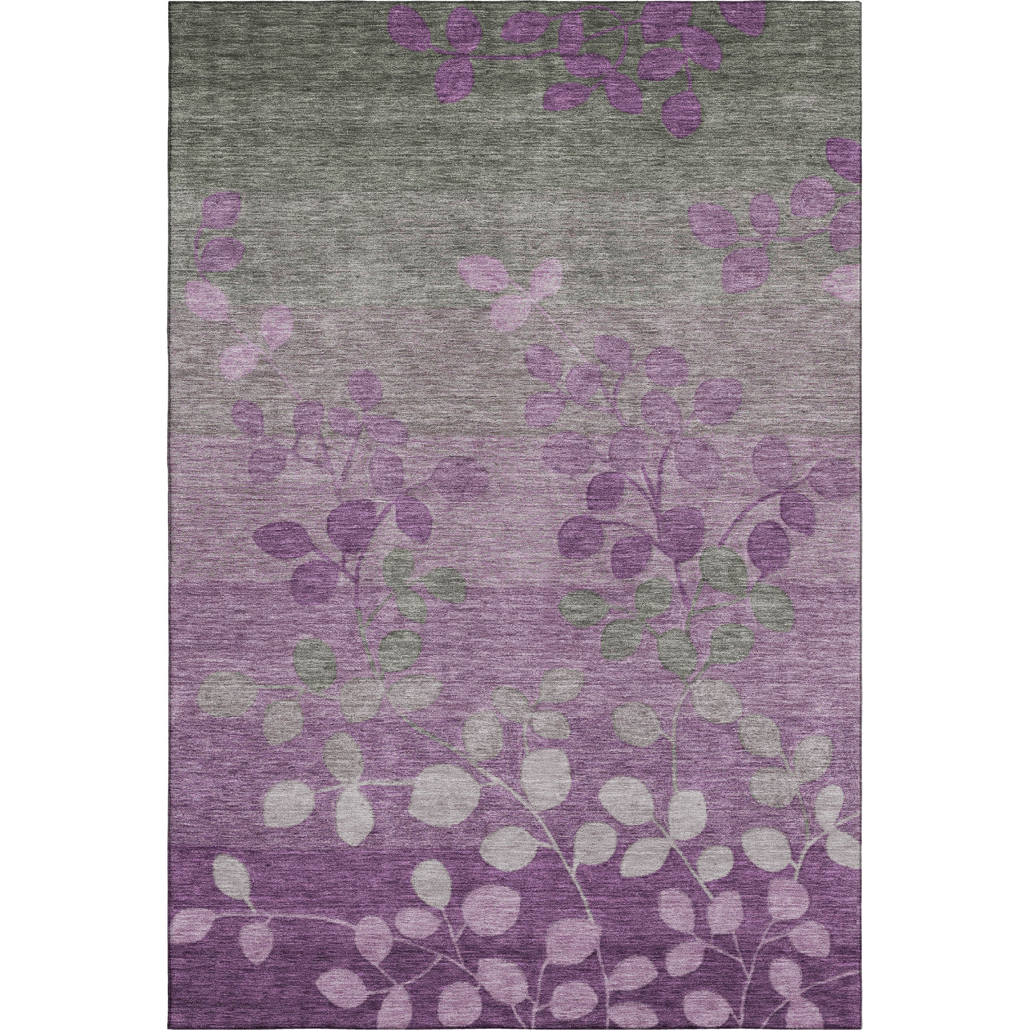 Dubrovnik Machine Washable Transitional Purple Rug 2'6" x 3'10" #shape_Rectangle