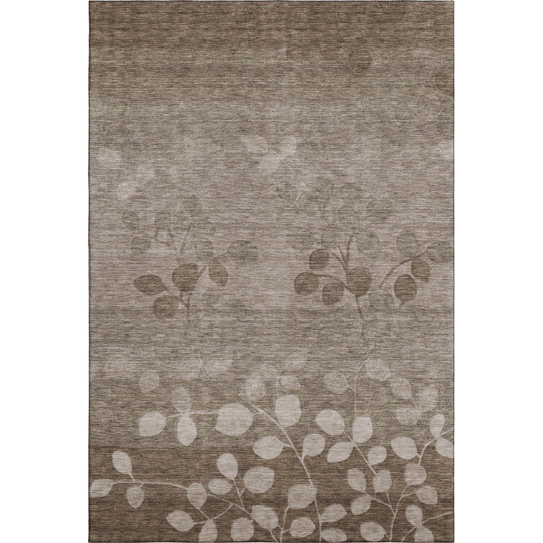 Dubrovnik Machine Washable Transitional Taupe Brown Rug 2'6" x 3'10" #shape_Rectangle