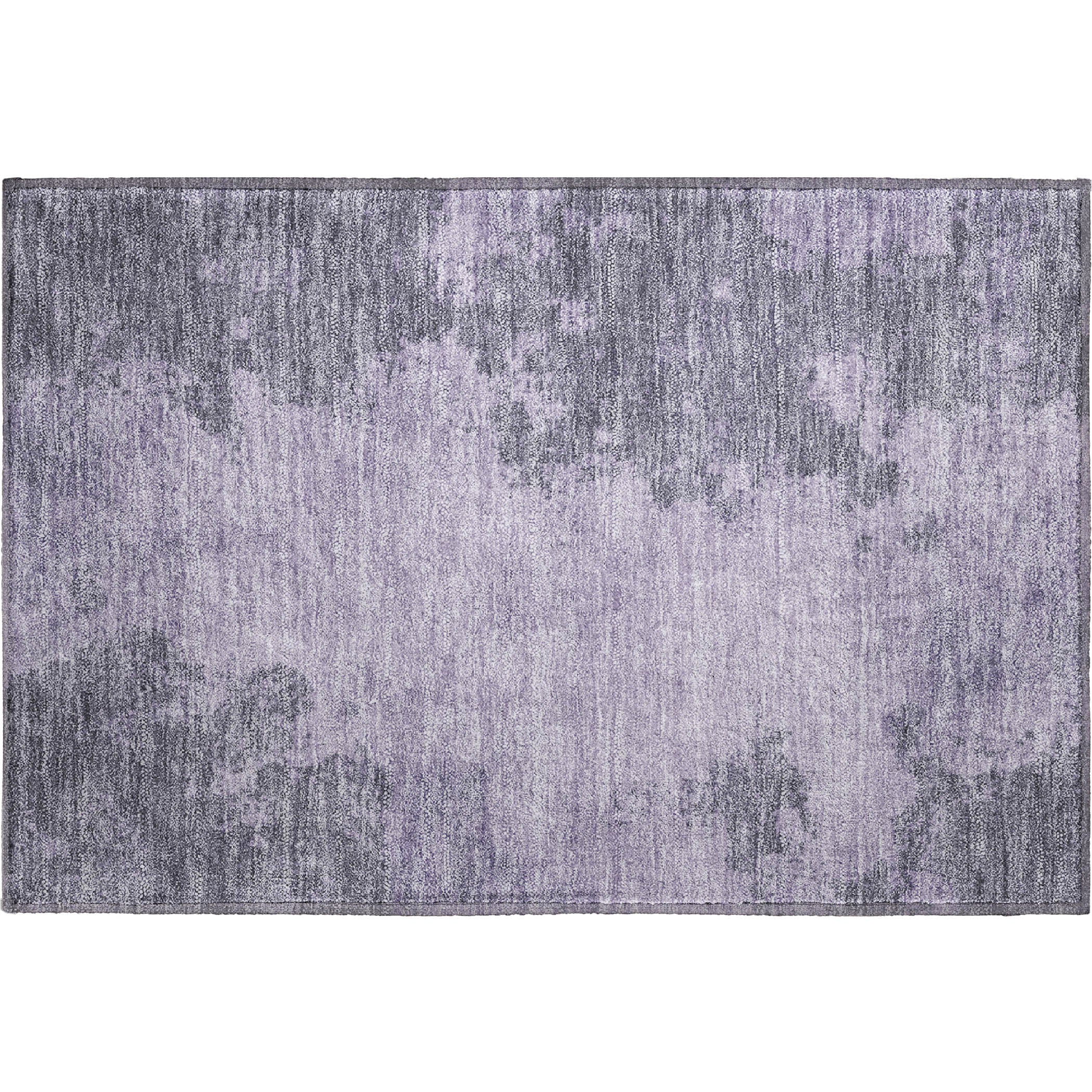 Bern Machine Washable Transitional Purple Rug 1'8" x 2'6" #shape_Rectangle