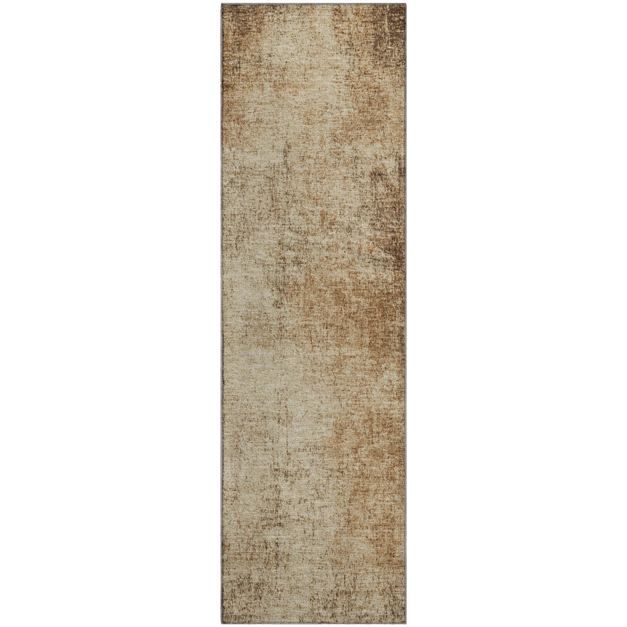 Sintra Machine Washable Transitional Beige Brown Rug 2'3" x 7'6" #shape_Runner