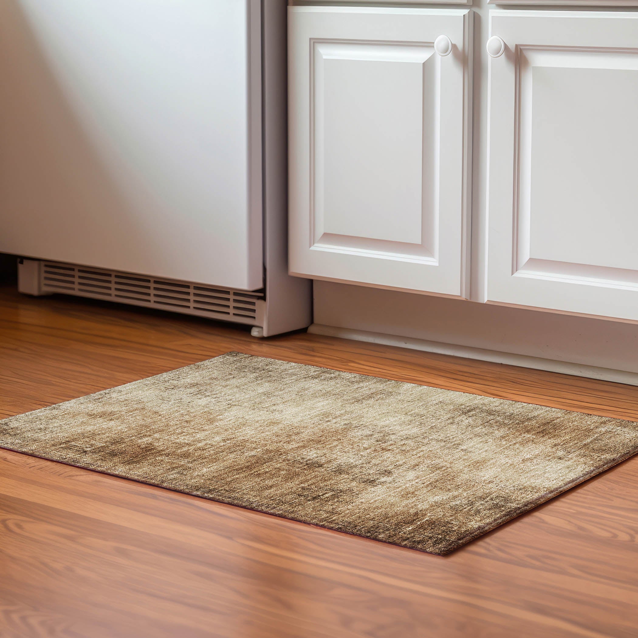 Sintra Machine Washable Transitional Beige Brown Rug 1'8" x 2'6" #shape_Rectangle
