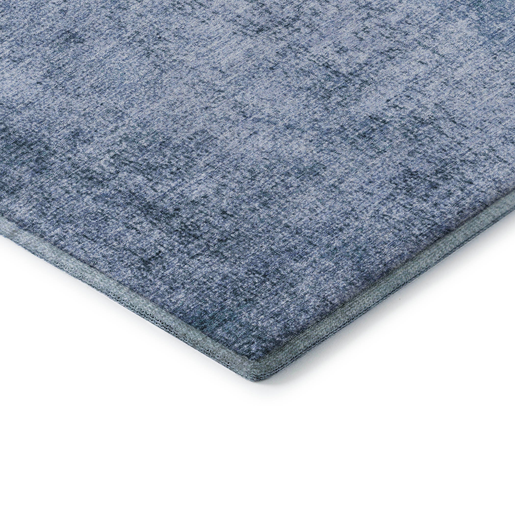Sintra Machine Washable Transitional Blue Rug 1'8" x 2'6" #shape_Rectangle
