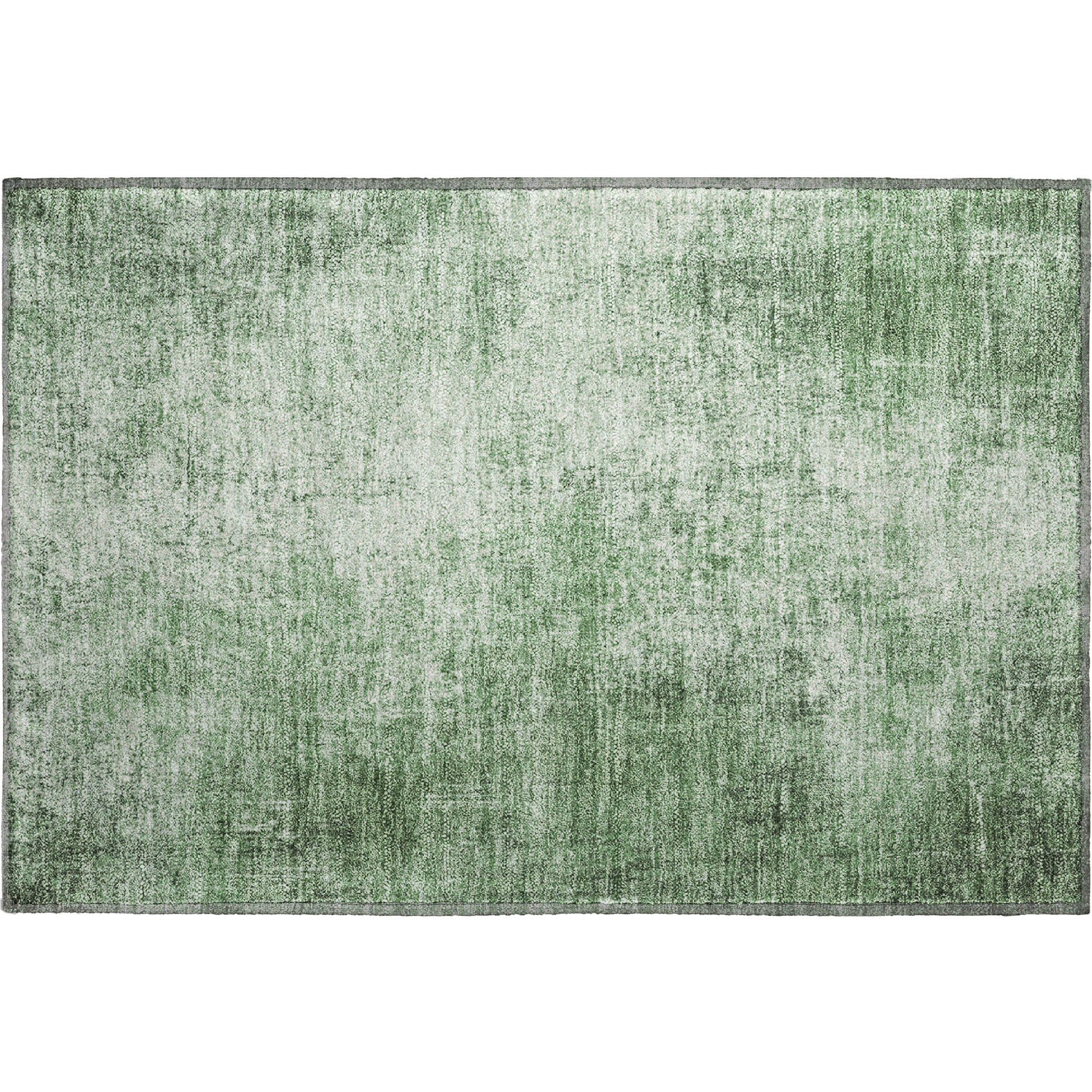 Sintra Machine Washable Transitional Green Rug 1'8" x 2'6" #shape_Rectangle