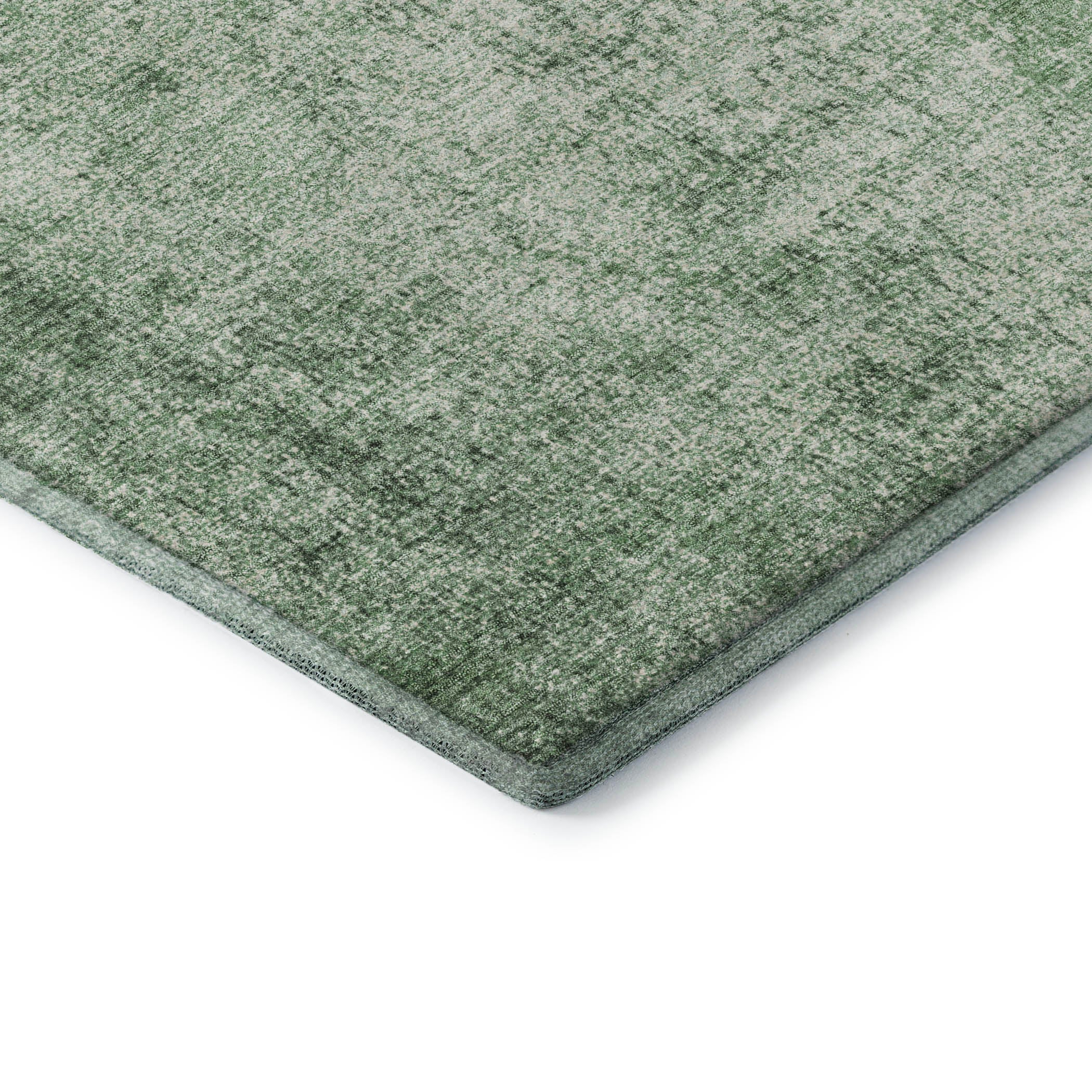 Sintra Machine Washable Transitional Green Rug 1'8" x 2'6" #shape_Rectangle