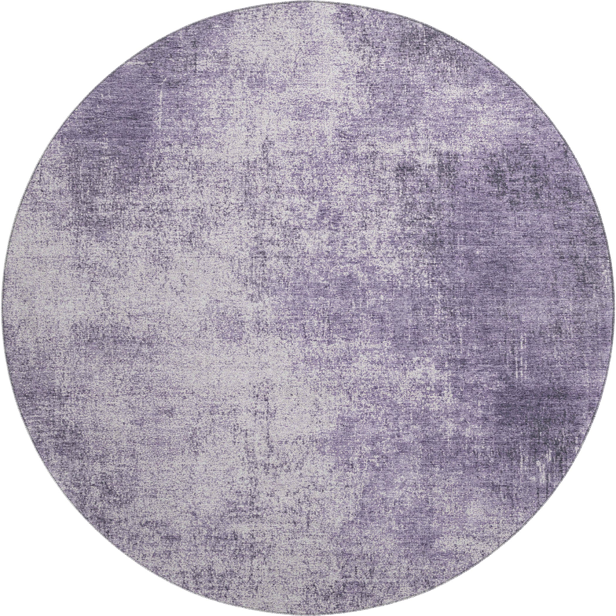 Sintra Machine Washable Transitional Lavender Purple Rug 8' x 8' #shape_Round