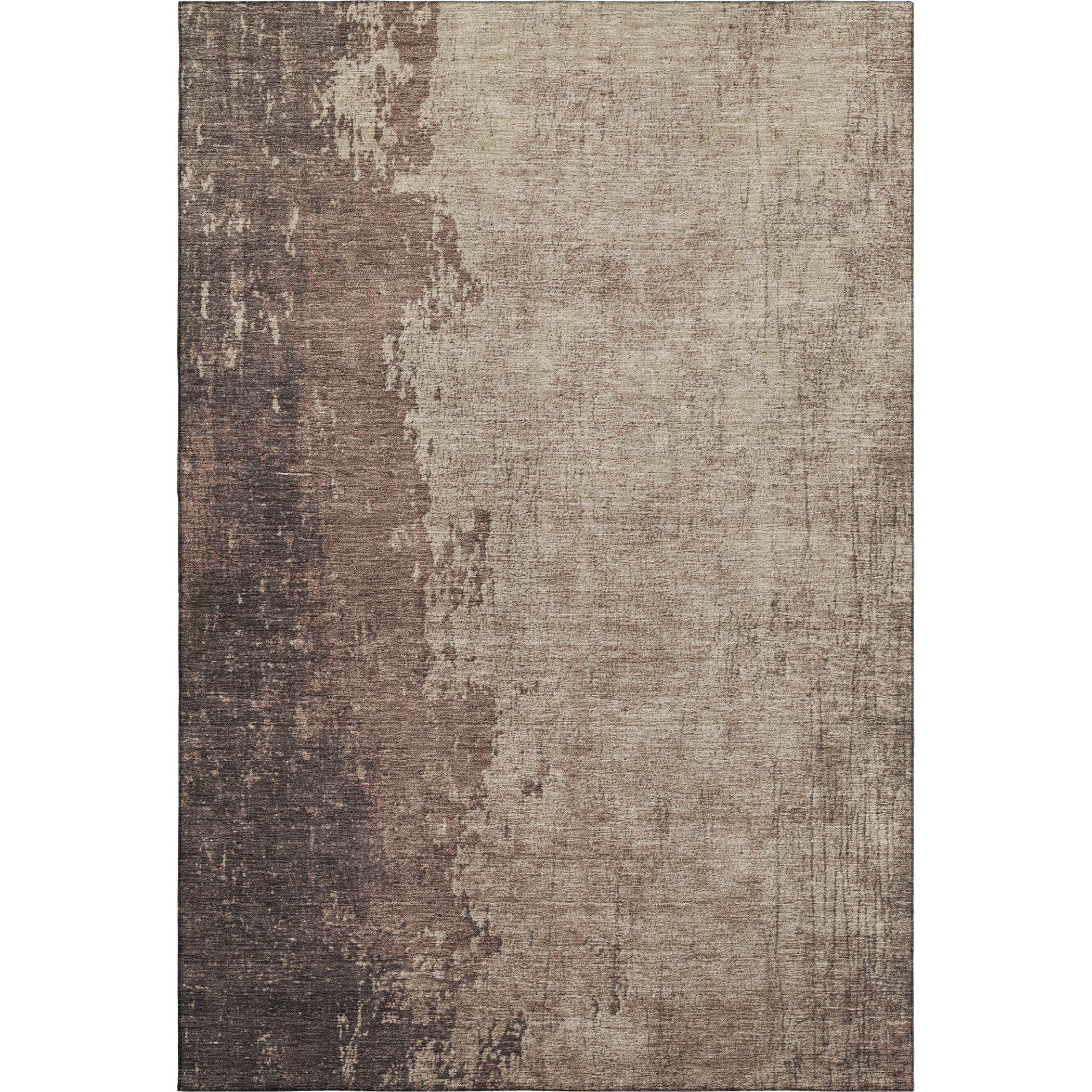 Lisbon Machine Washable Transitional Chocolate Brown Rug 2'6" x 3'10" #shape_Rectangle