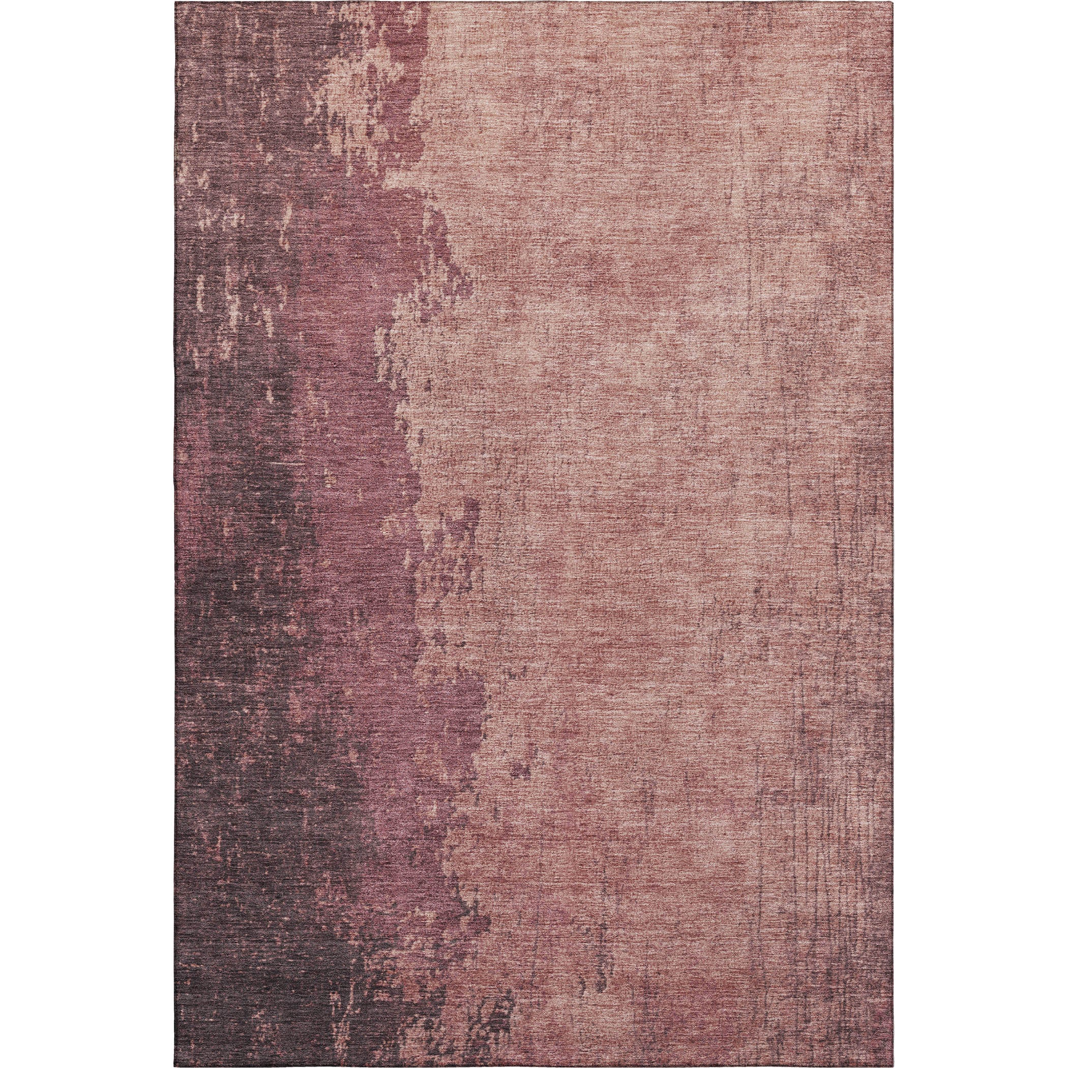 Lisbon Machine Washable Transitional Coral Orange Rug 2'6" x 3'10" #shape_Rectangle