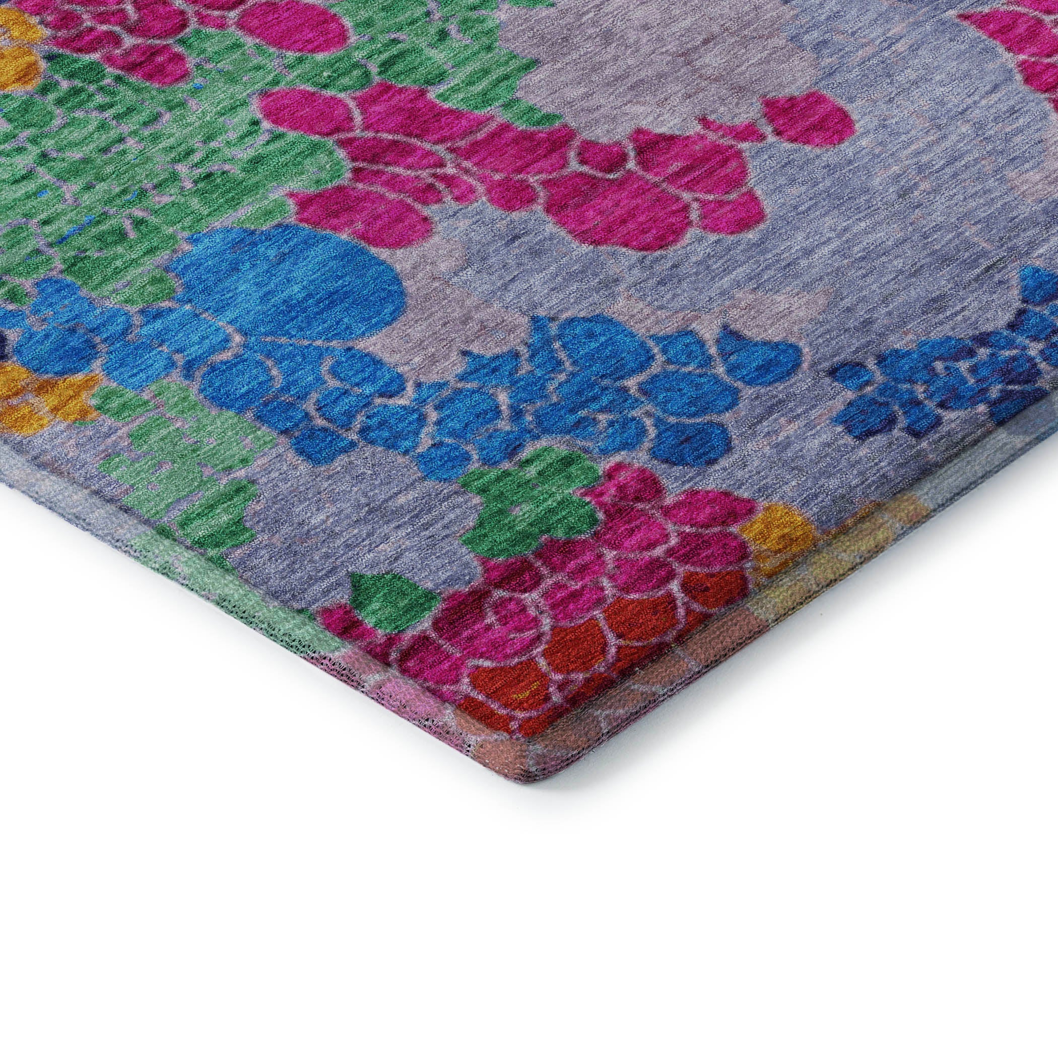 Kyoto Machine Washable Transitional Blush Pink Rug 1'8" x 2'6" #shape_Rectangle