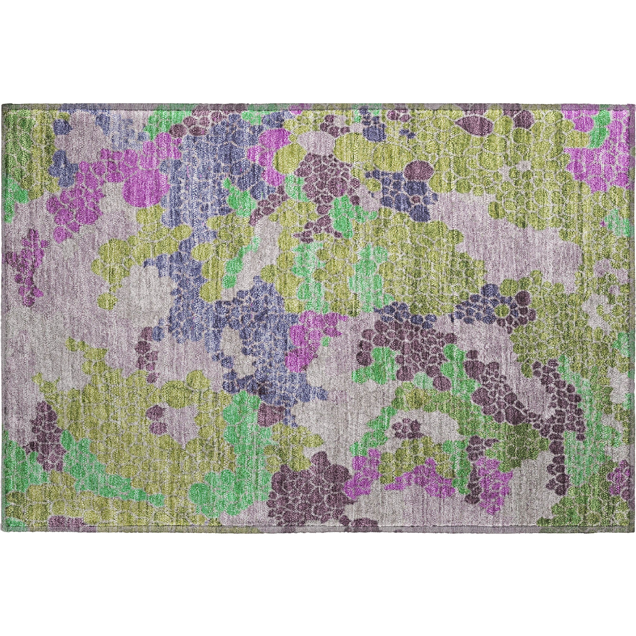 Kyoto Machine Washable Transitional Fern Green Rug 1'8" x 2'6" #shape_Rectangle