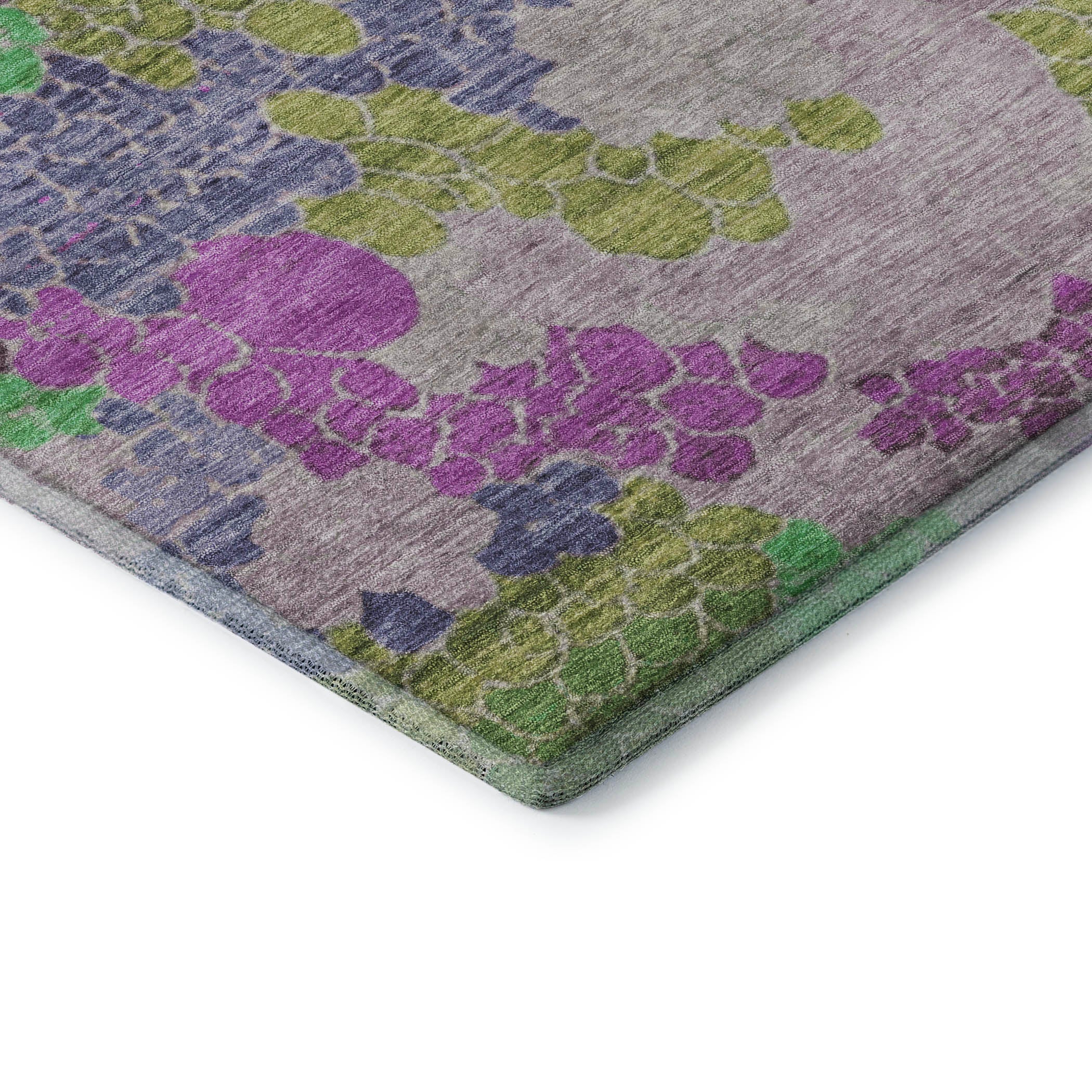 Kyoto Machine Washable Transitional Fern Green Rug 1'8" x 2'6" #shape_Rectangle